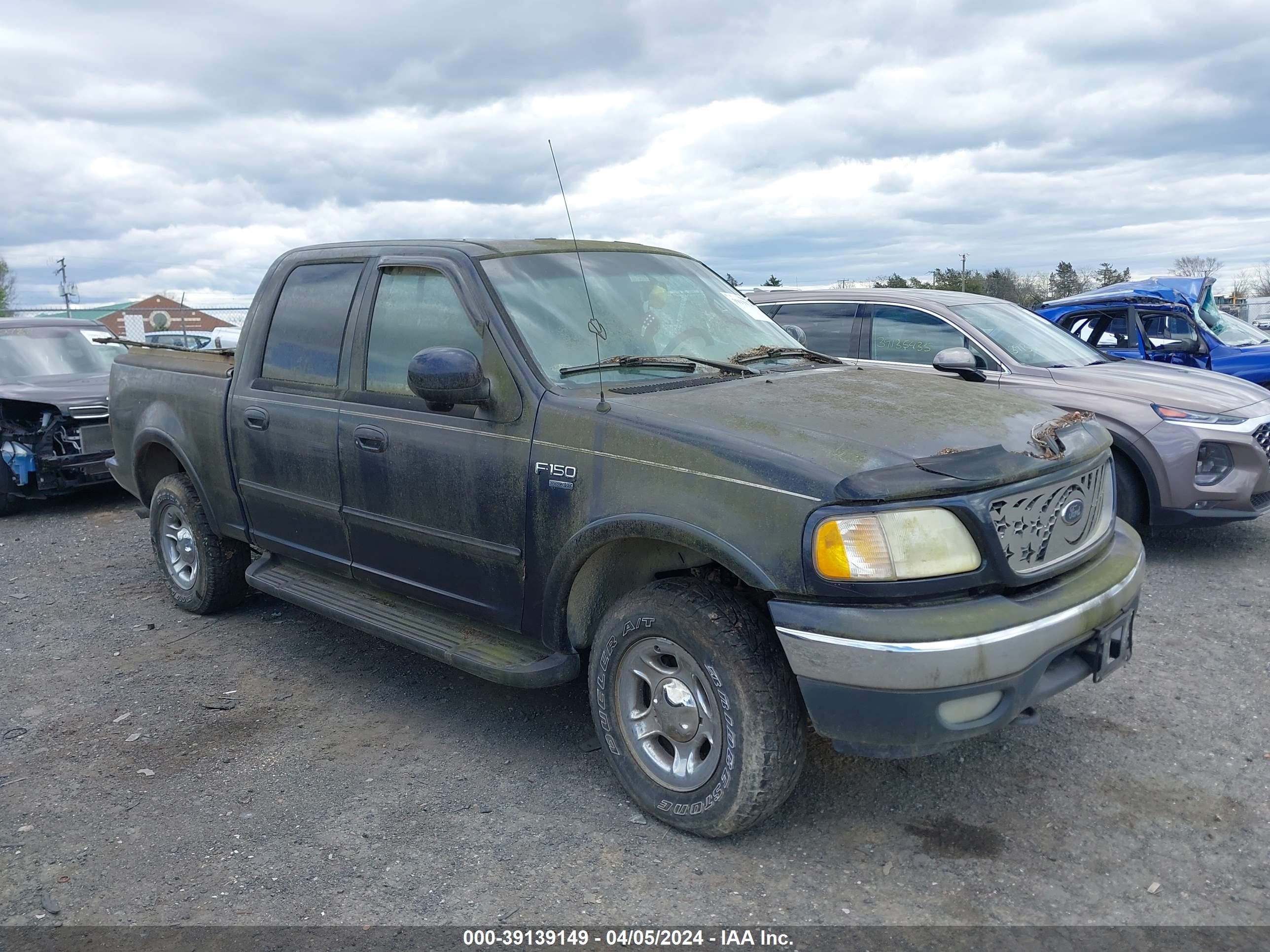 ford f-150 2001 1ftrw08l91ka11976