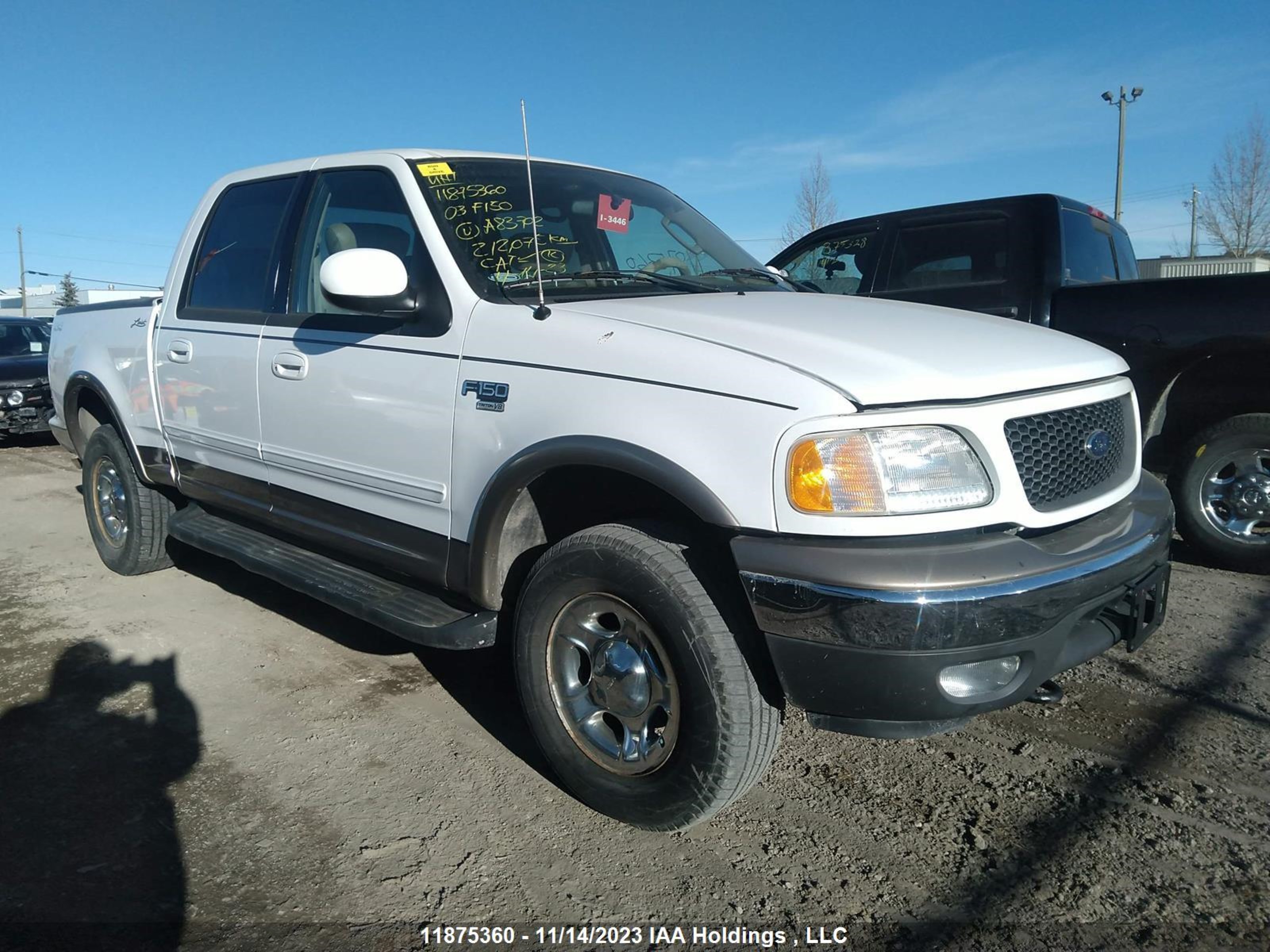 ford f-150 2003 1ftrw08l93ka83702