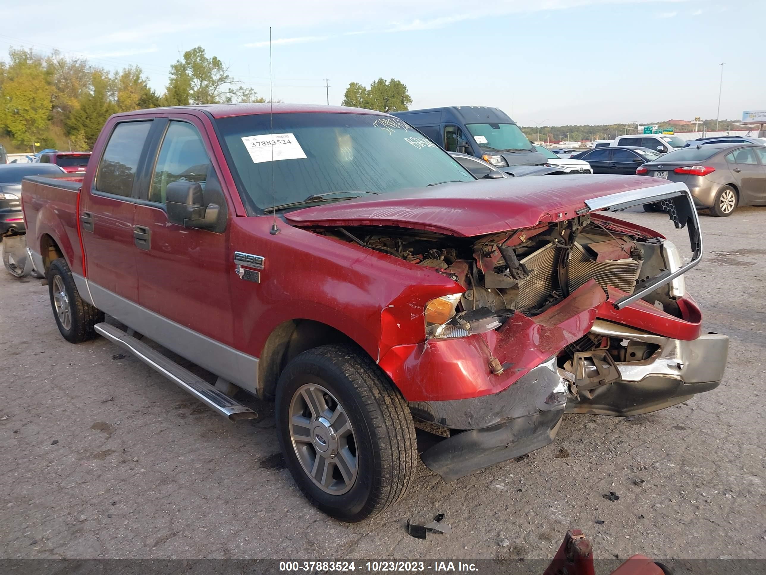 ford f-150 2007 1ftrw12w07kb23275