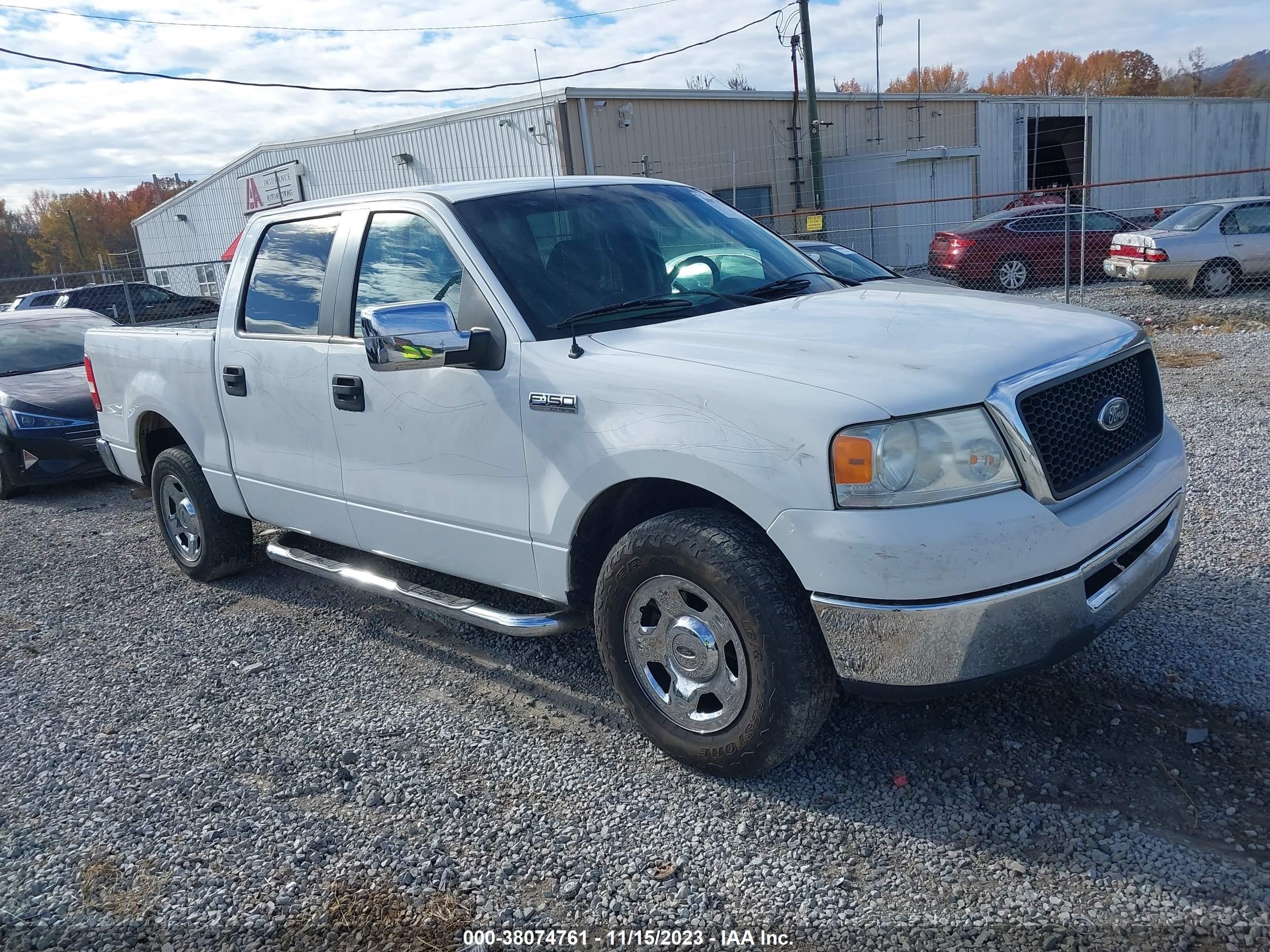 ford f-150 2007 1ftrw12w37fb88968