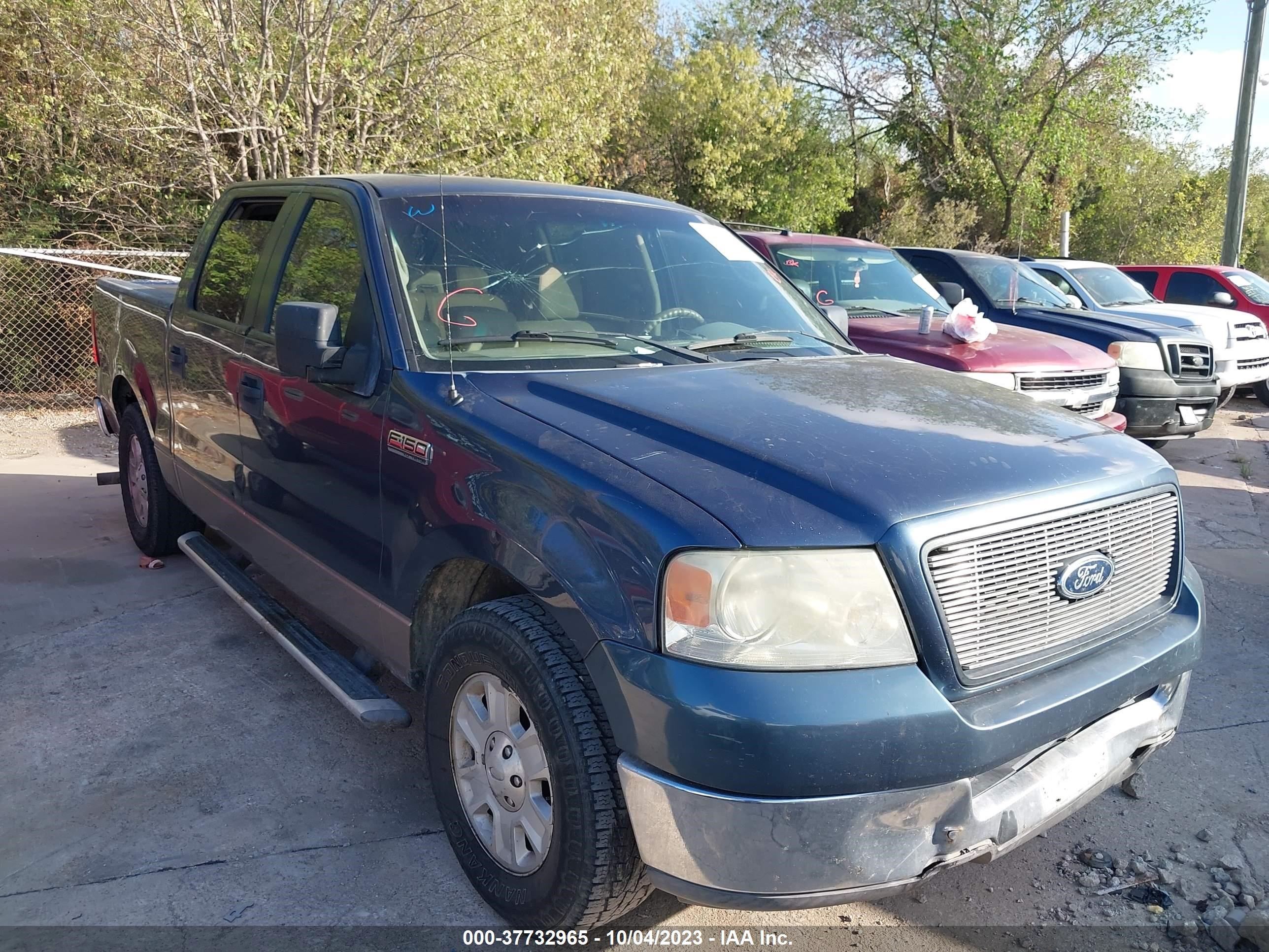 ford f-150 2005 1ftrw12w45kb74274