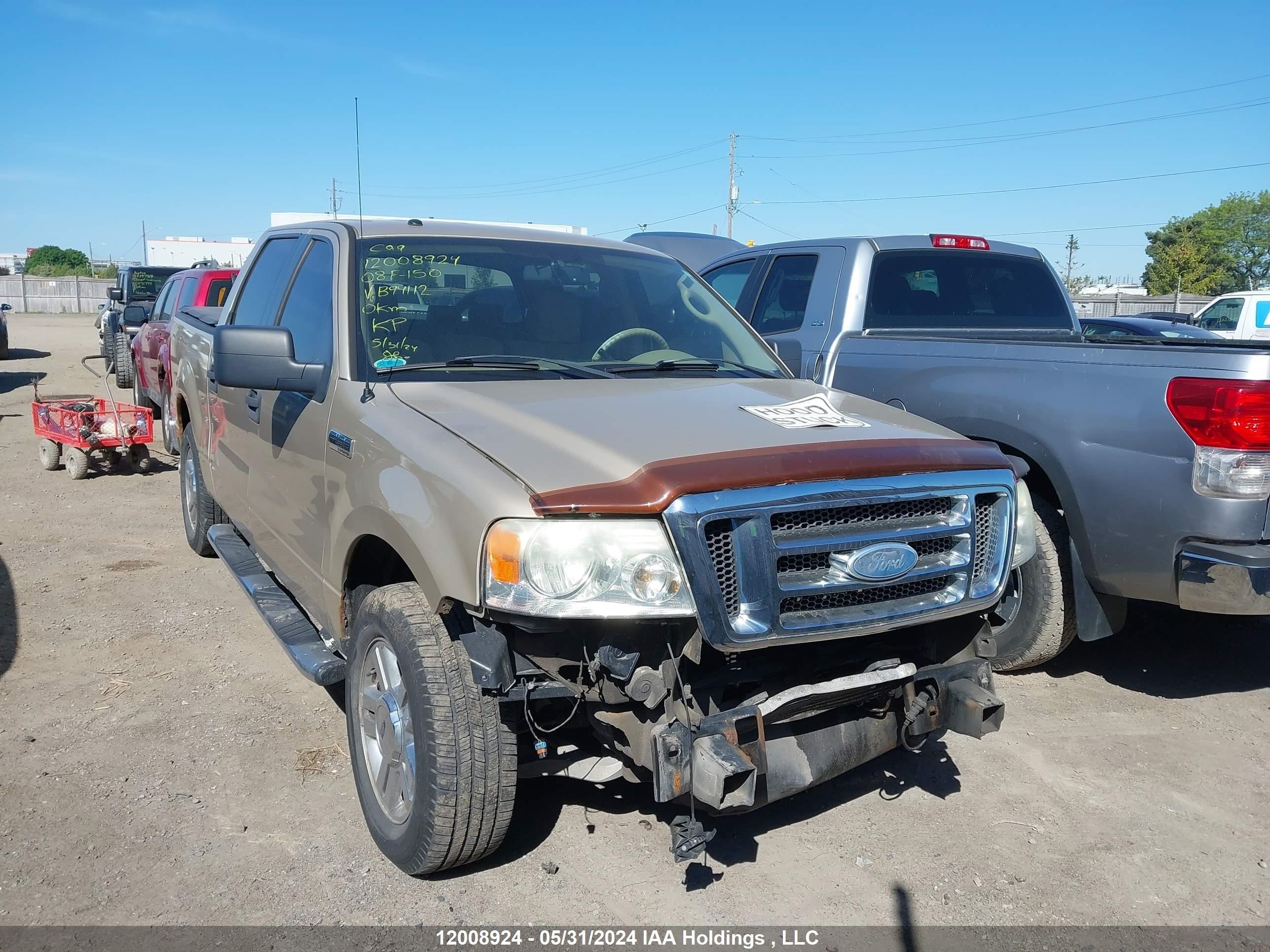 ford f-150 2008 1ftrw12w58fb94112