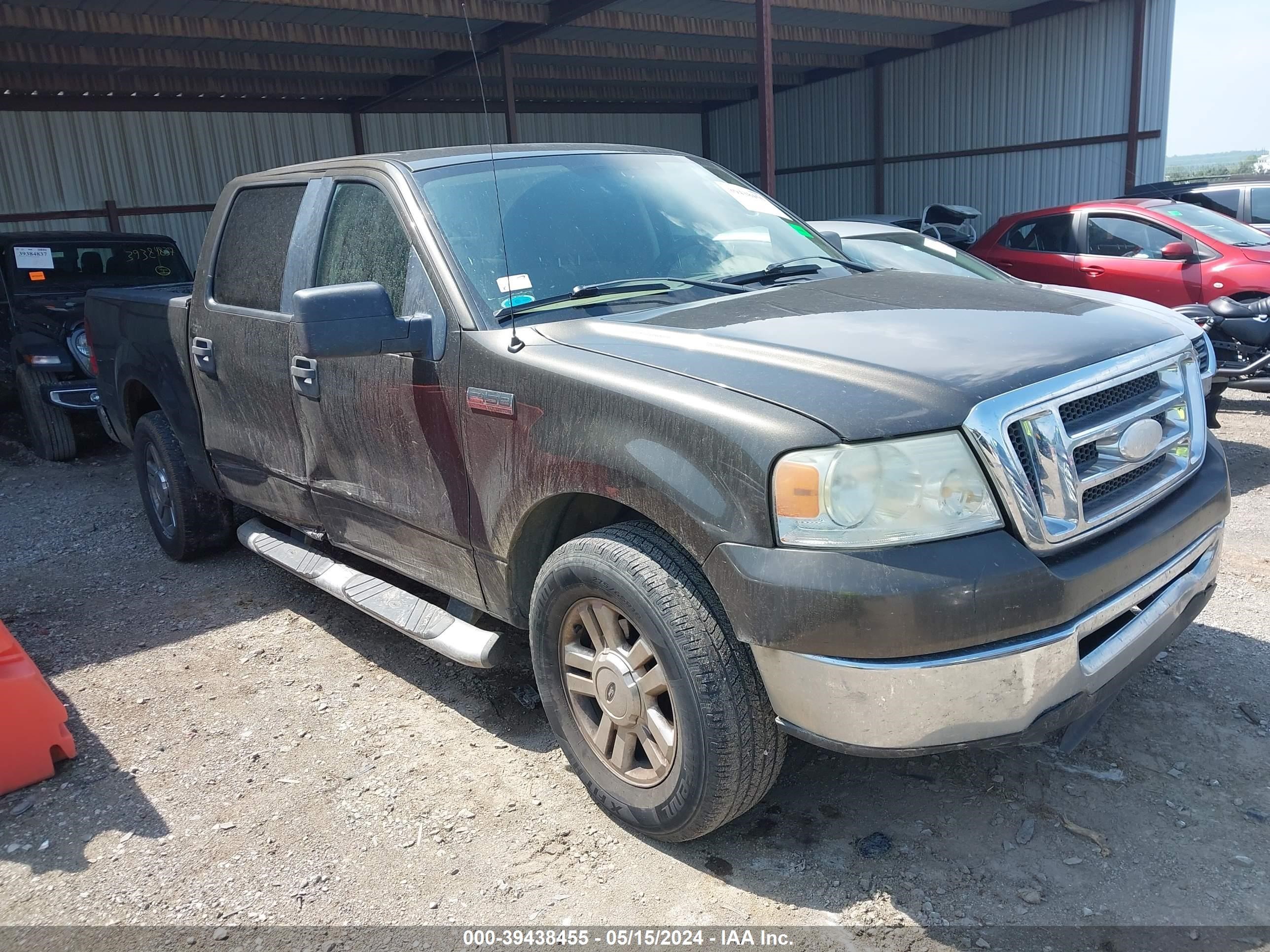 ford f-150 2008 1ftrw12w98fa44438