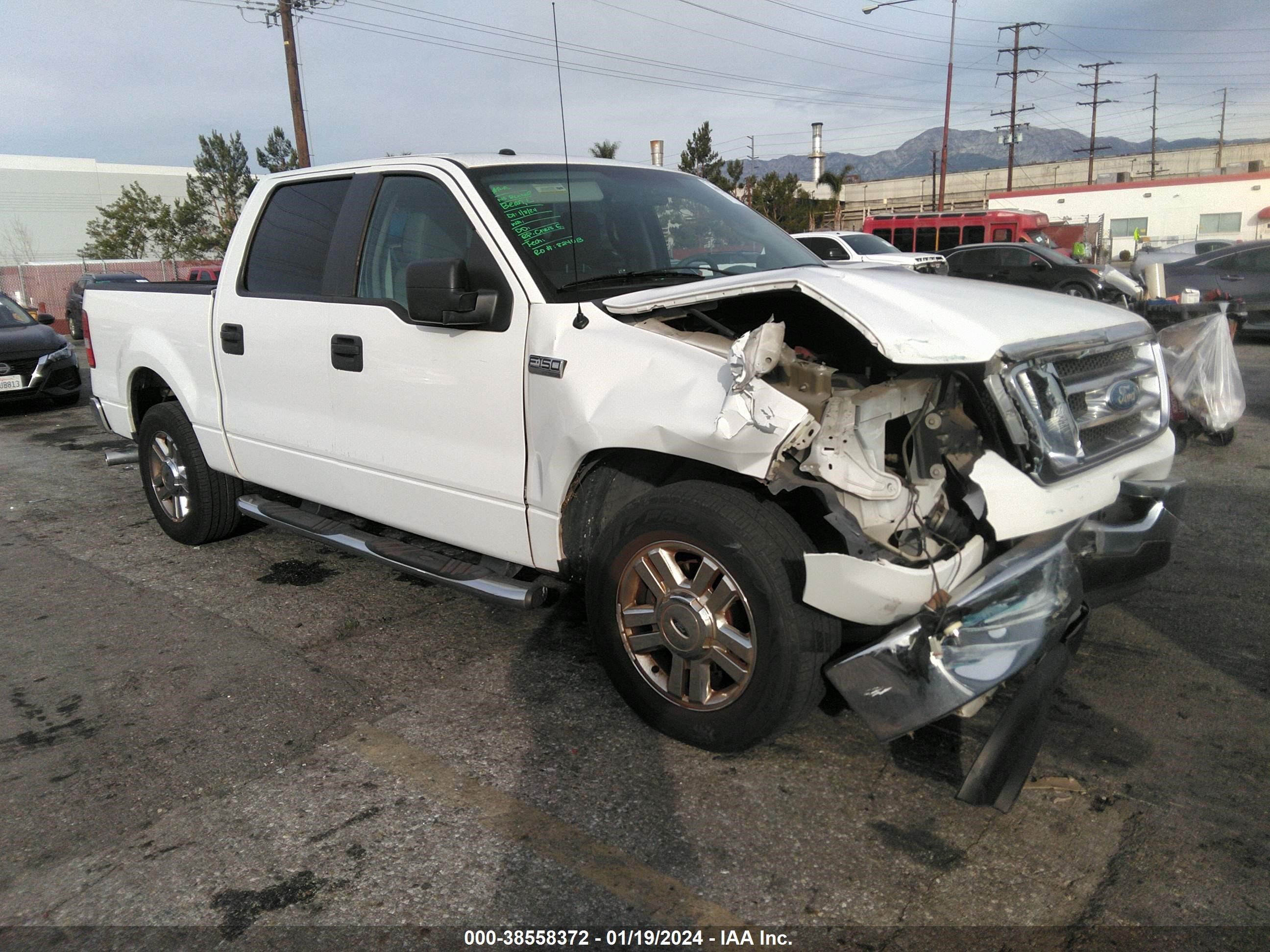 ford f-150 2008 1ftrw12wx8fb54916