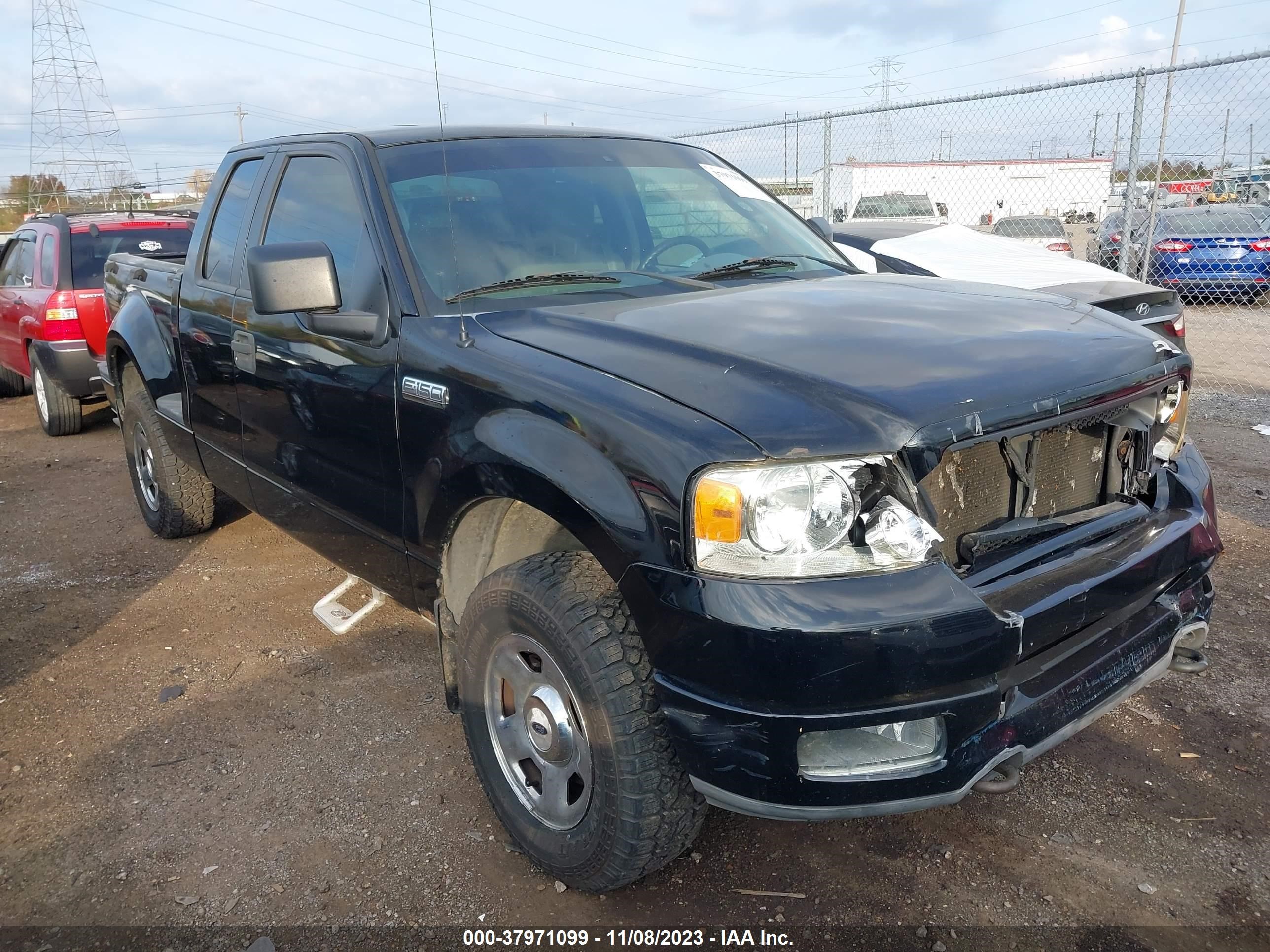 ford f-150 2005 1ftrx04w35kc33352