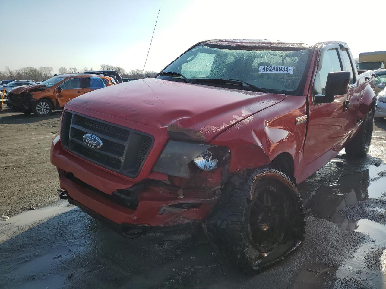 ford f-150 2005 1ftrx04w35kd70887