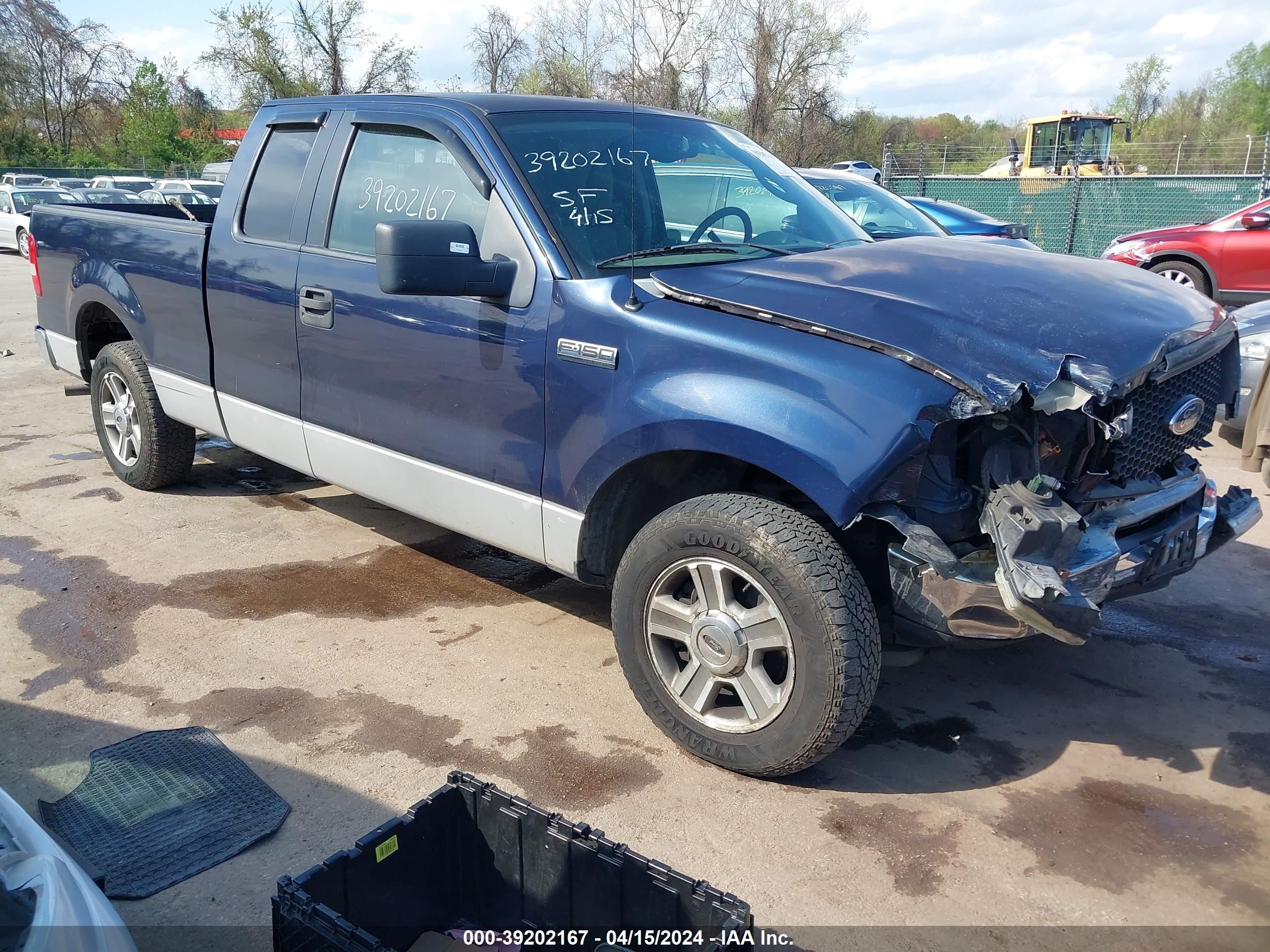 ford f-150 2005 1ftrx12w05nc06942