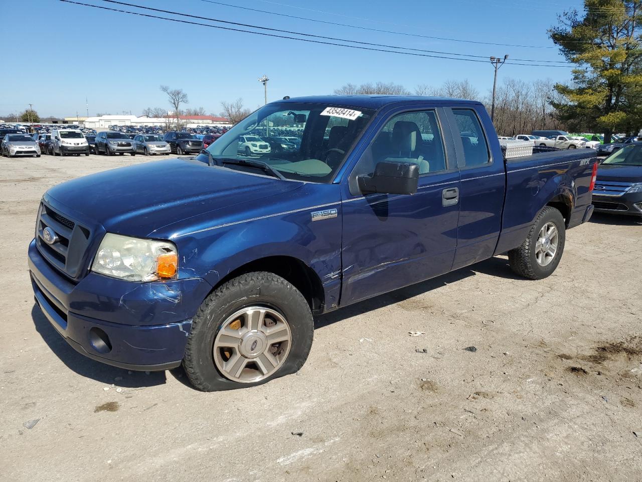 ford f-150 2008 1ftrx12w18fb42831