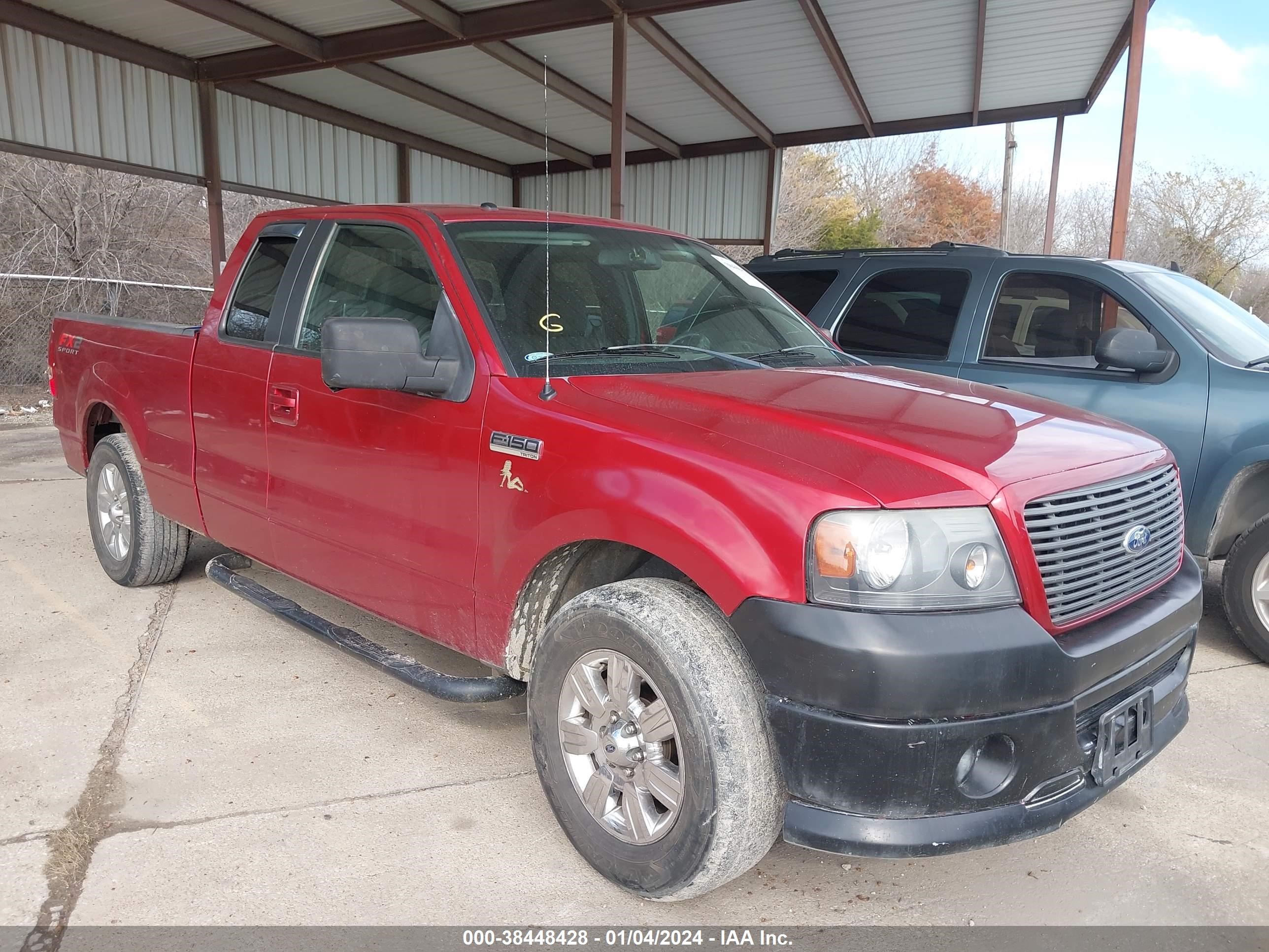 ford f-150 2007 1ftrx12w27kd16394