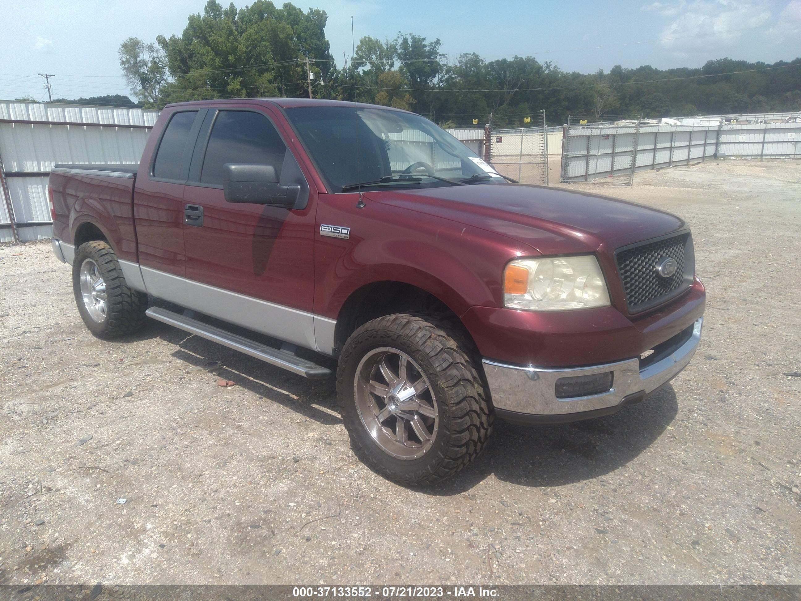 ford f-150 2005 1ftrx12w85ke91925