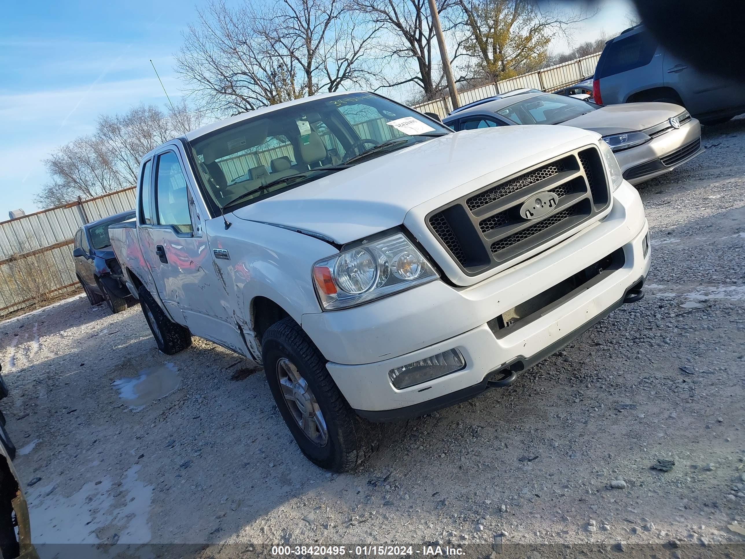 ford f-150 2005 1ftrx14w25fb35914