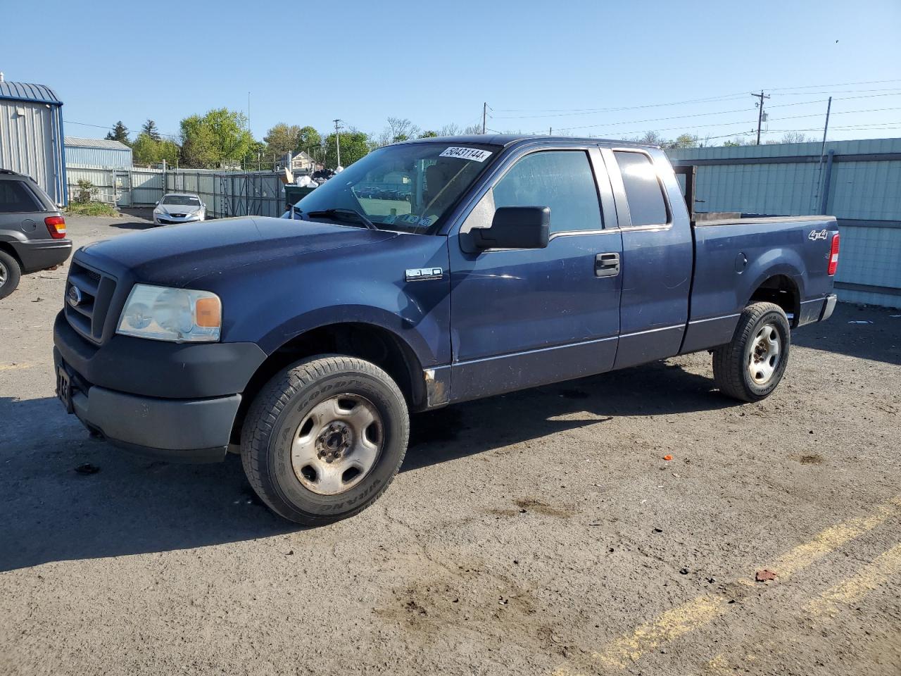 ford f-150 2005 1ftrx14w45nb66832