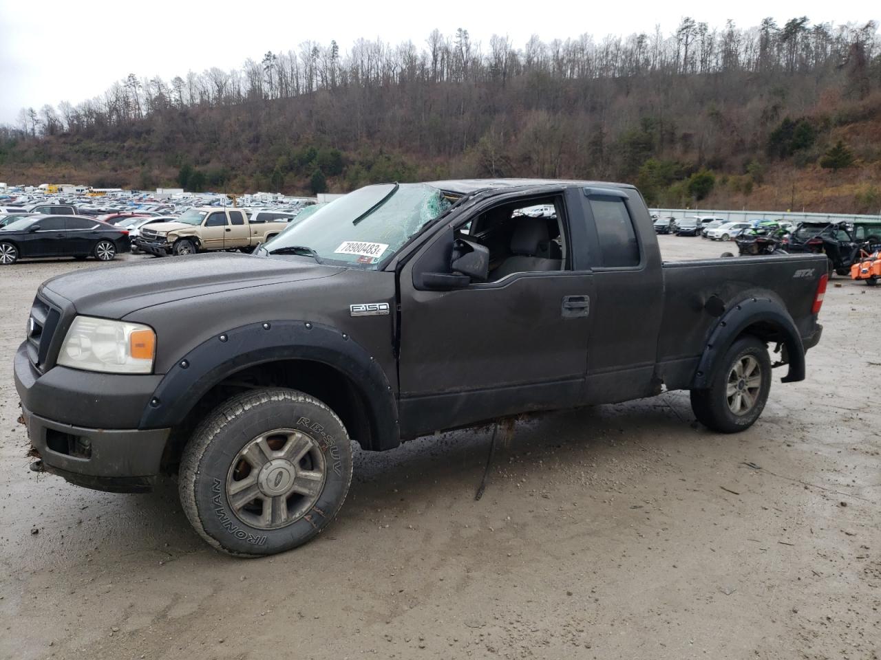 ford f-150 2005 1ftrx14w85na71268