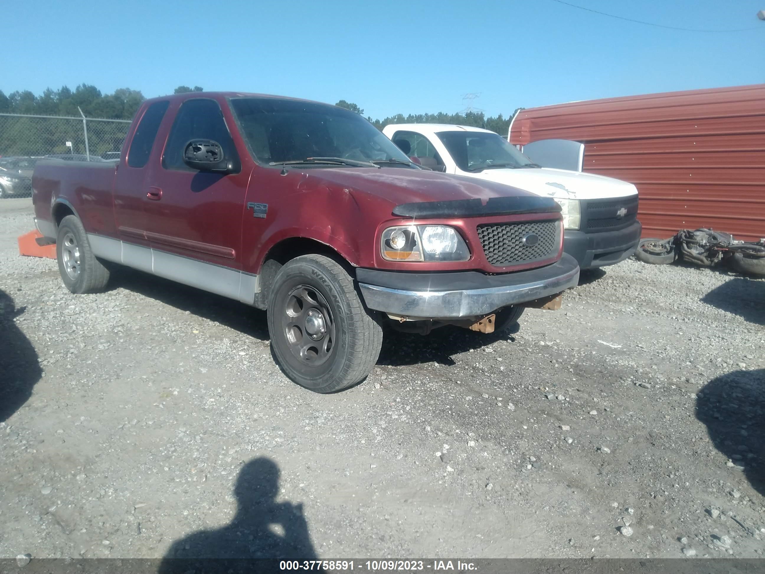 ford f-150 2002 1ftrx17w82na43946