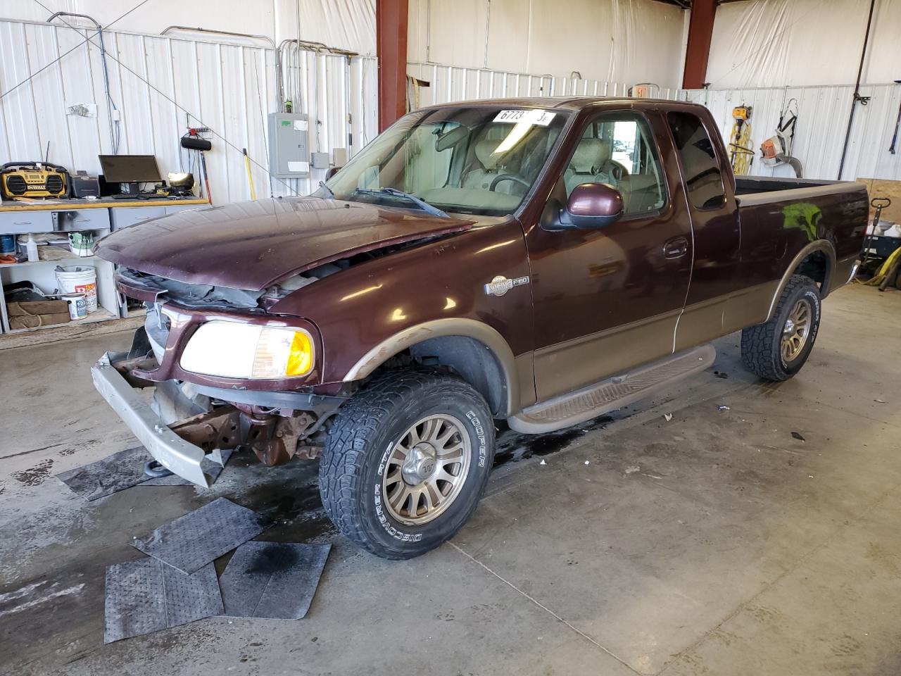 ford f-150 2002 1ftrx18l82ka55231