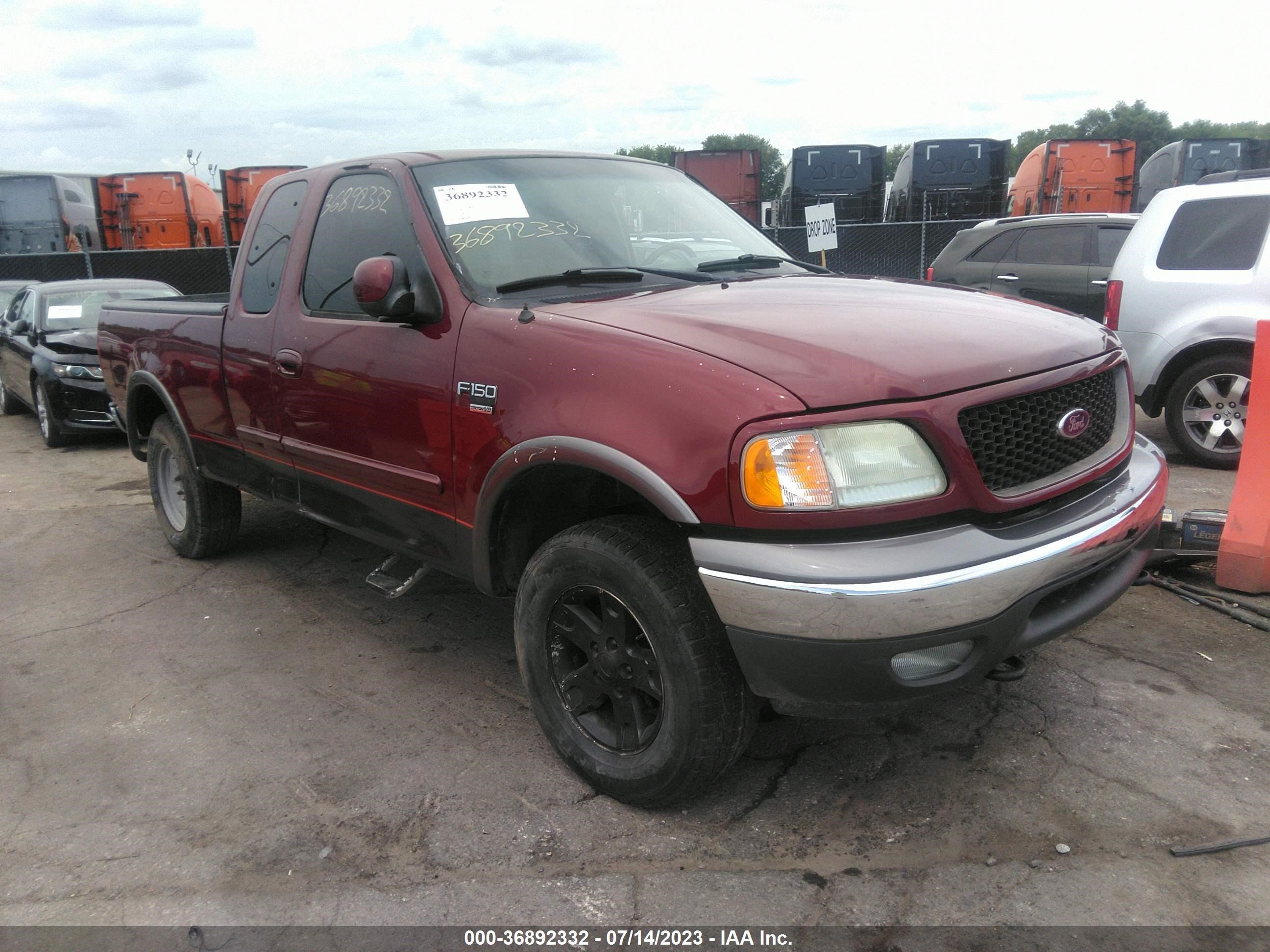 ford f-150 2003 1ftrx18w73na16656