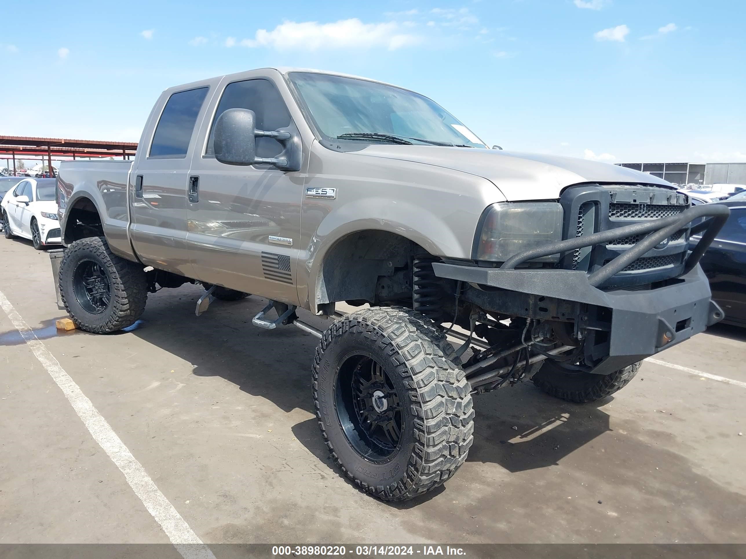 ford f250 2005 1ftsw21p45ec83964