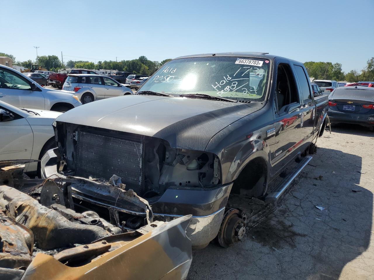 ford f250 2005 1ftsw21p95ea34270