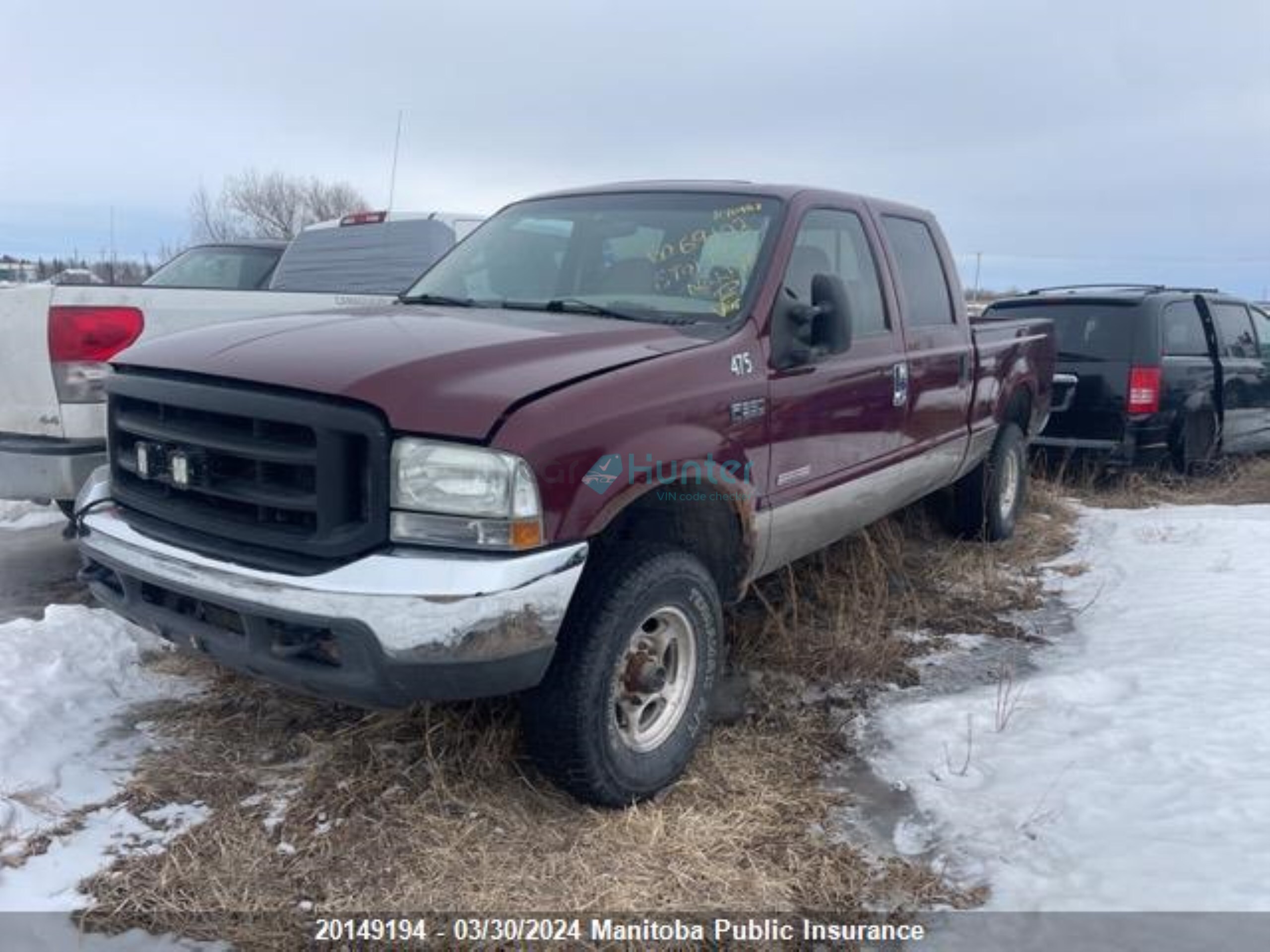 ford  2004 1ftsw31p04eb69013