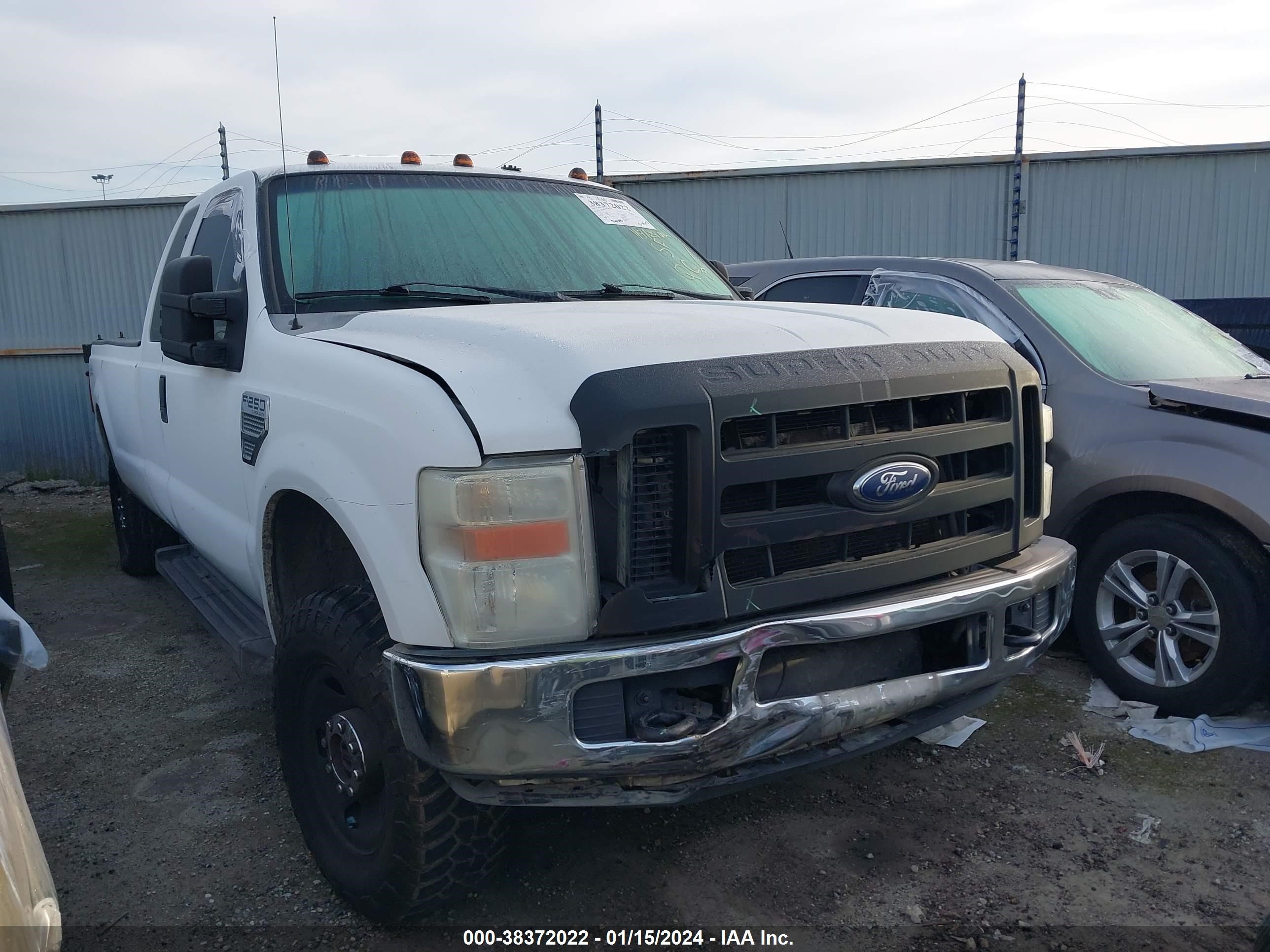 ford f250 2008 1ftsx21528eb24845