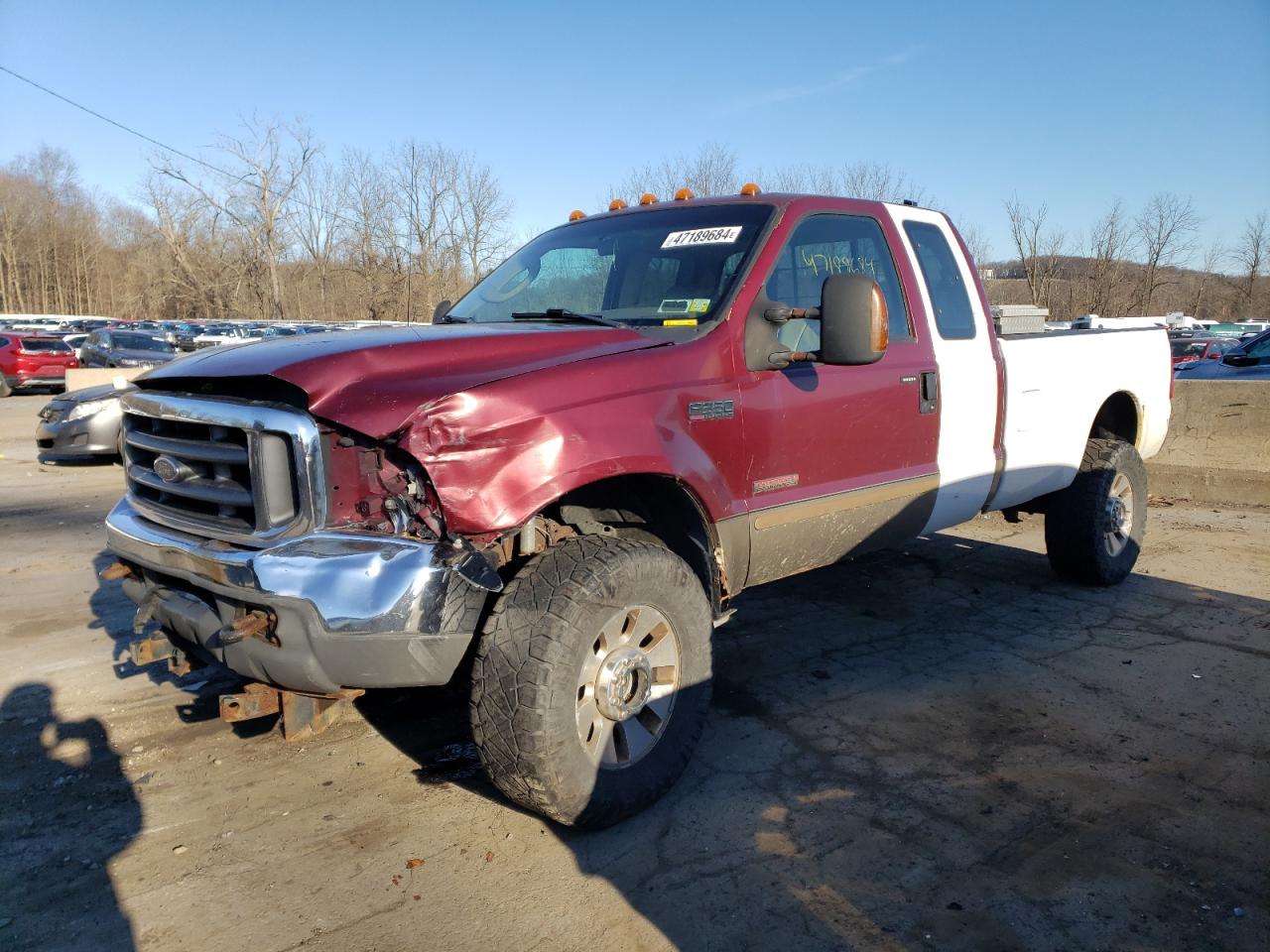 ford f350 2004 1ftsx31p44ed38477