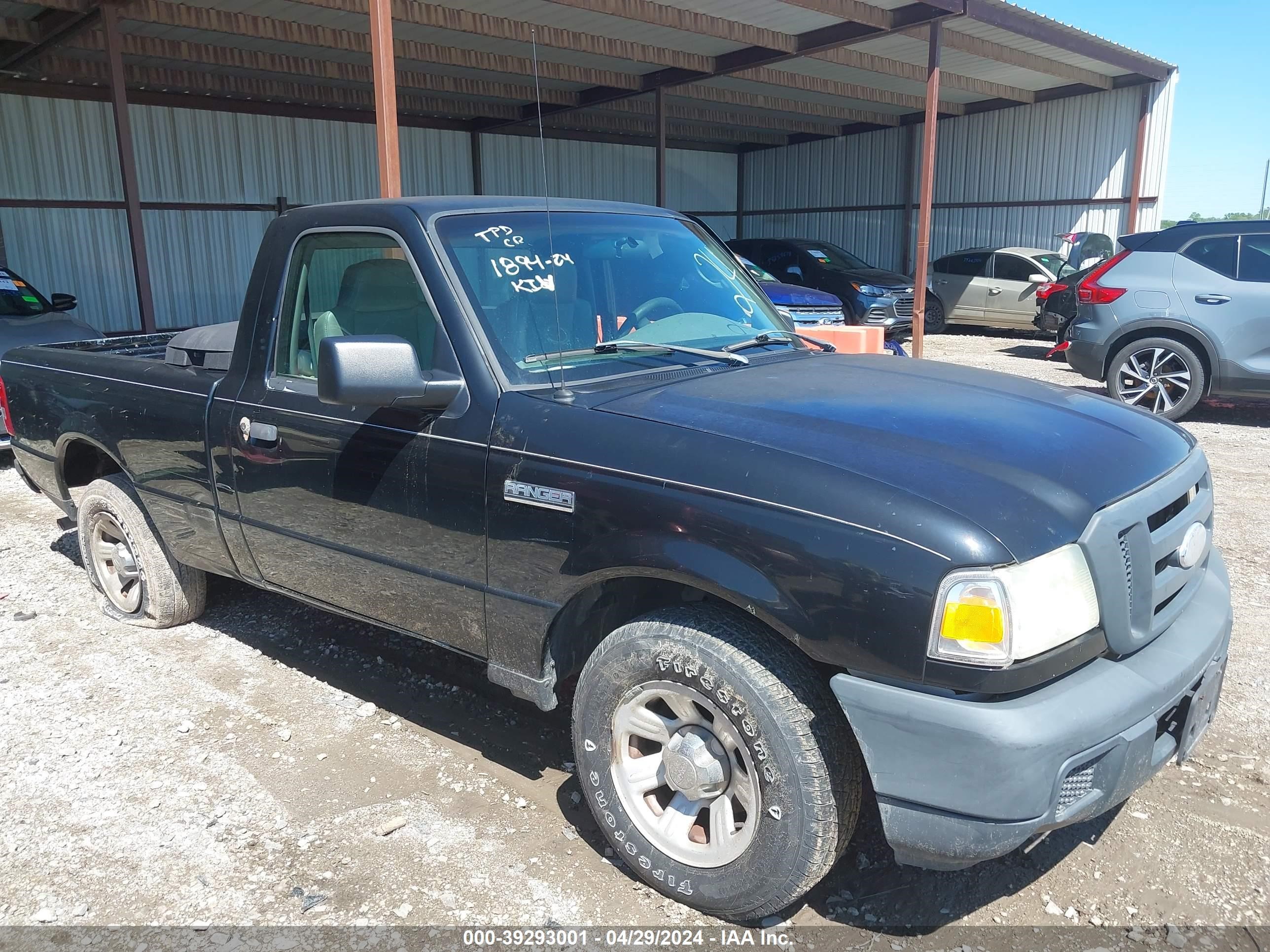 ford ranger 2007 1ftyr10d67pa05030