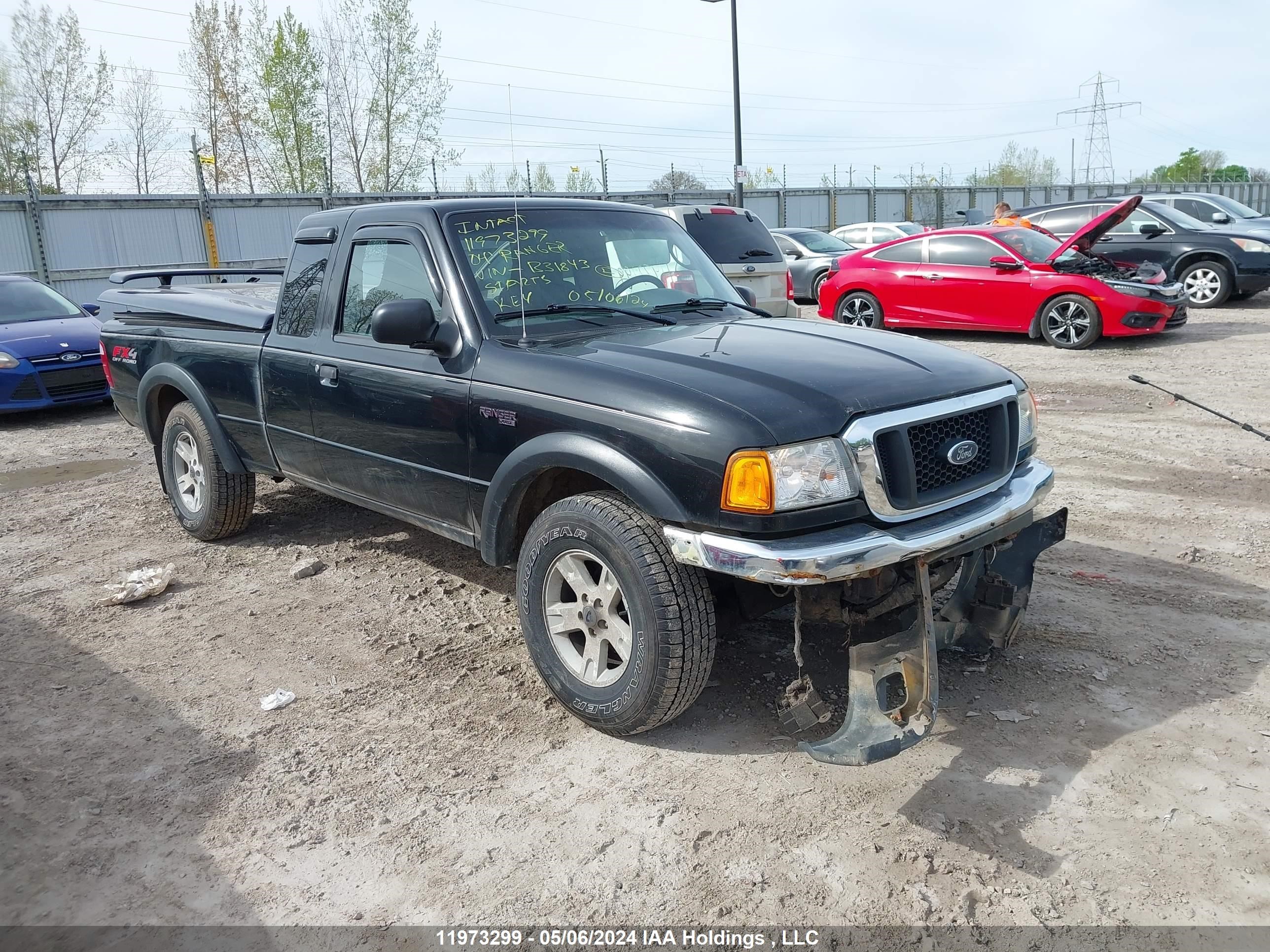 ford ranger 2004 1ftzr45e44pb31843