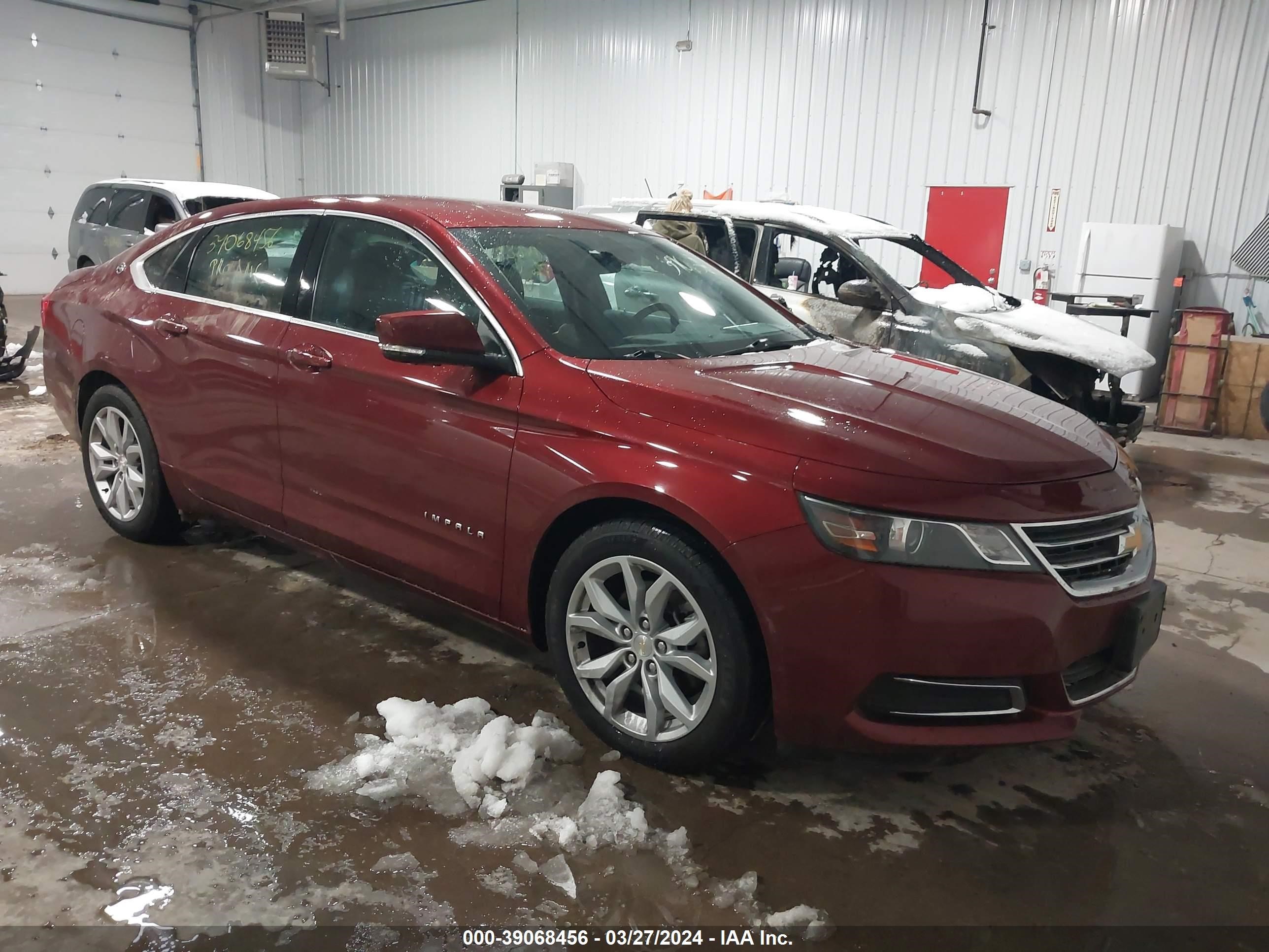 chevrolet impala 2017 1g1105s32hu118265