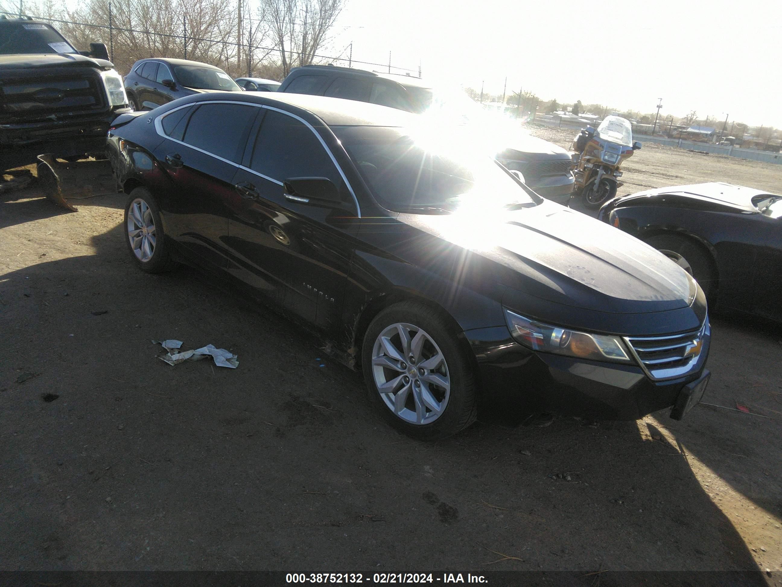 chevrolet impala 2017 1g1105saxhu153327