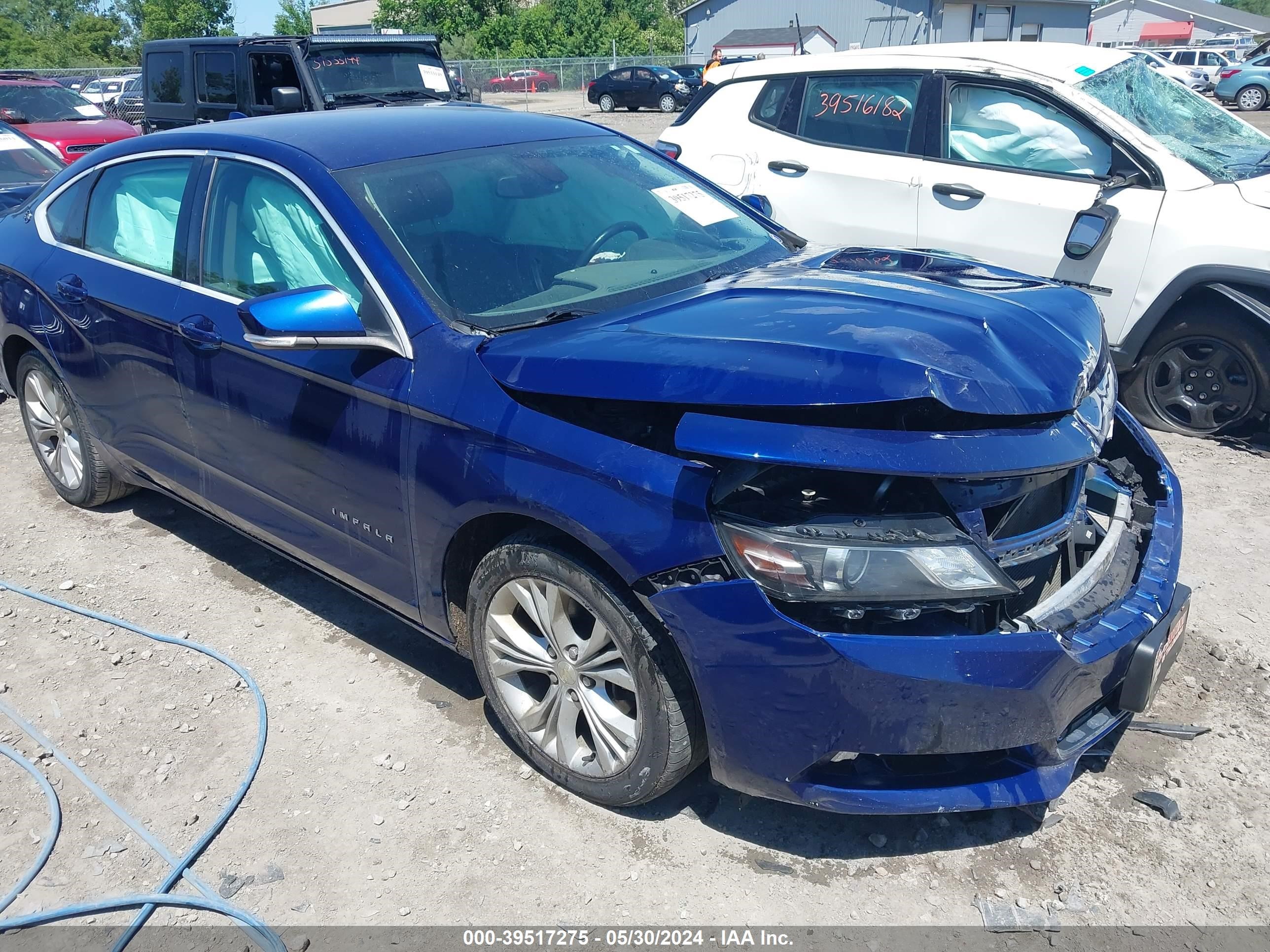 chevrolet impala 2014 1g1125s37eu115030