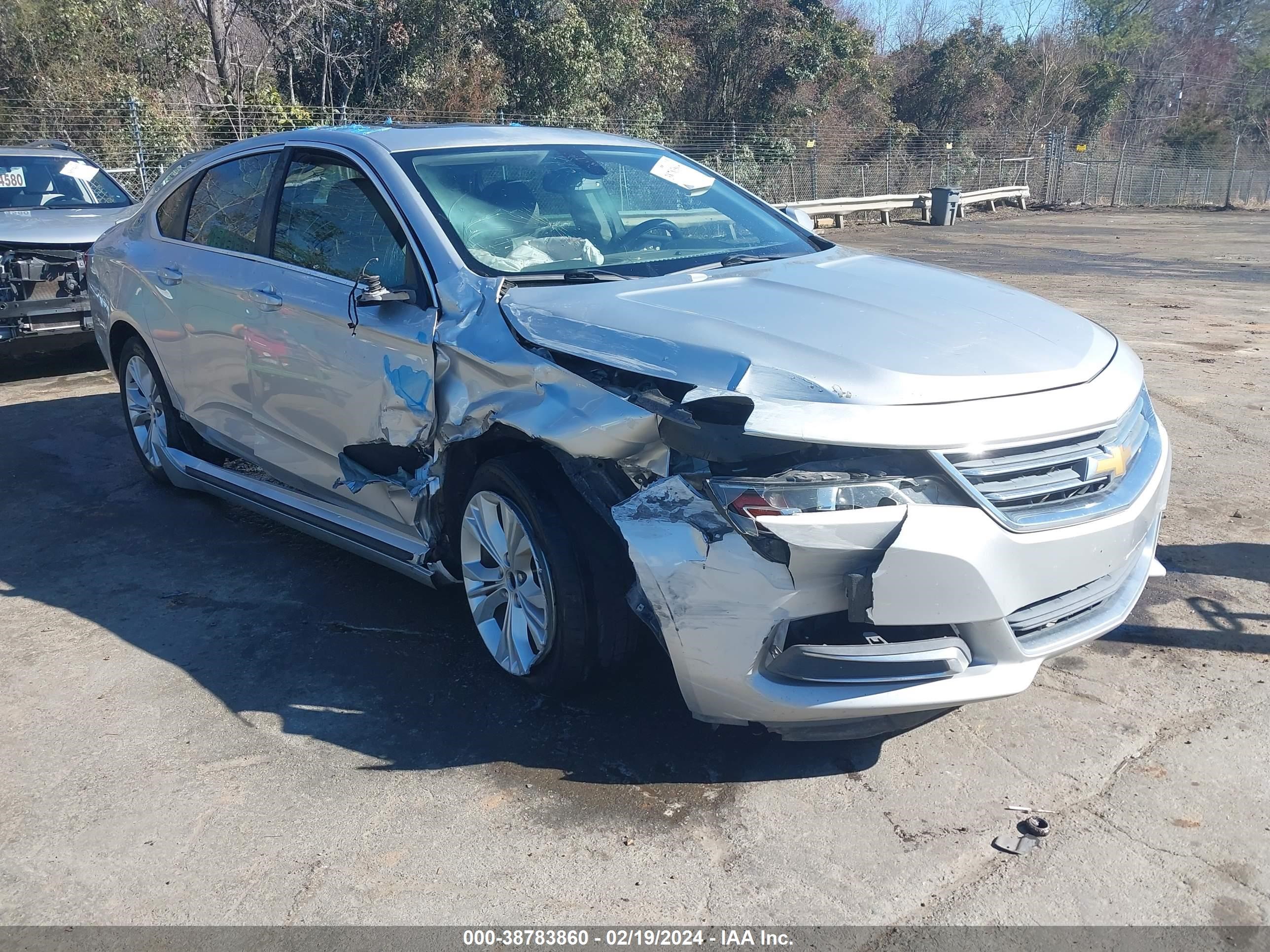 chevrolet impala 2014 1g1125s37eu133835