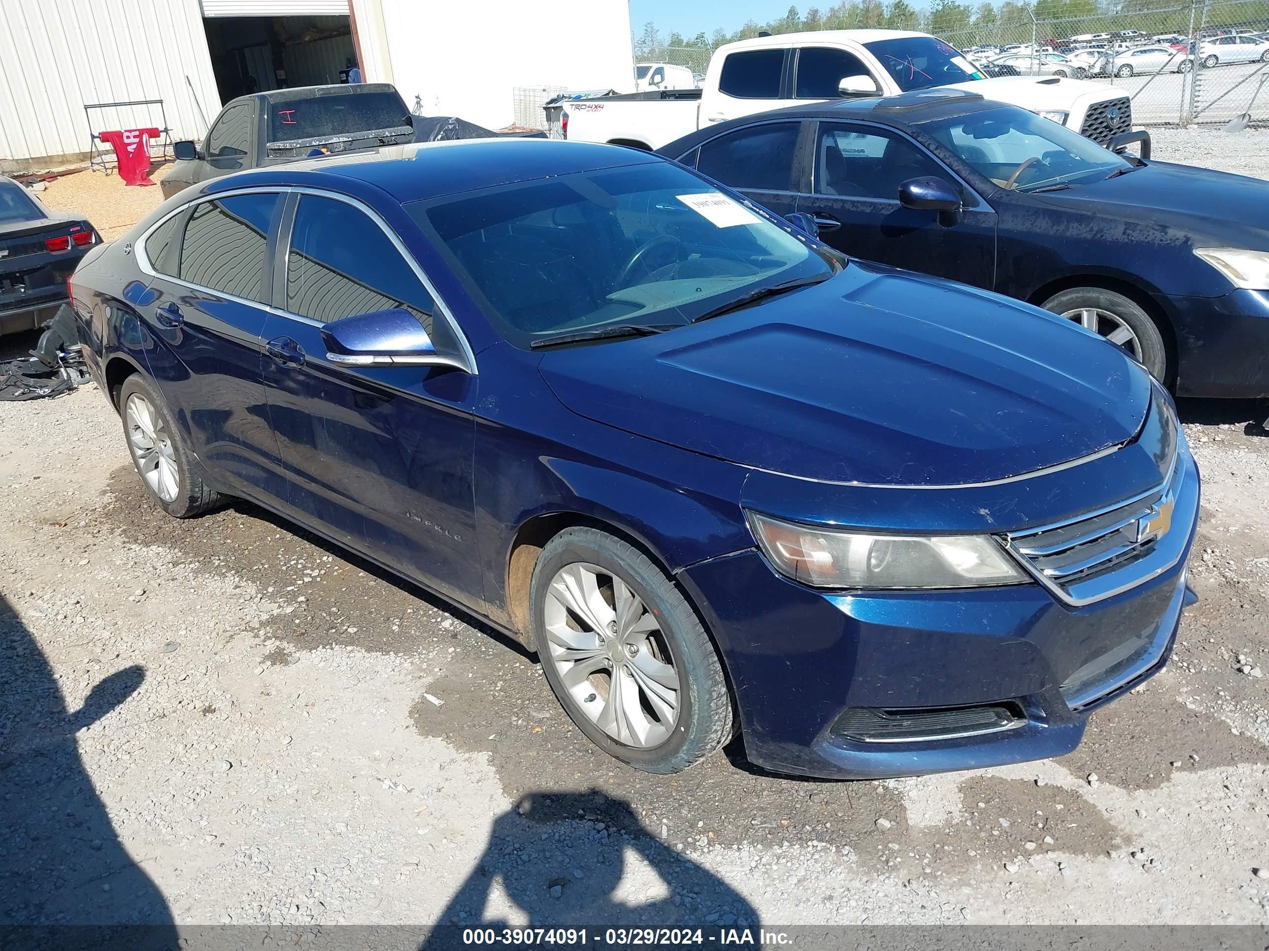 chevrolet impala 2014 1g1125s38eu134170