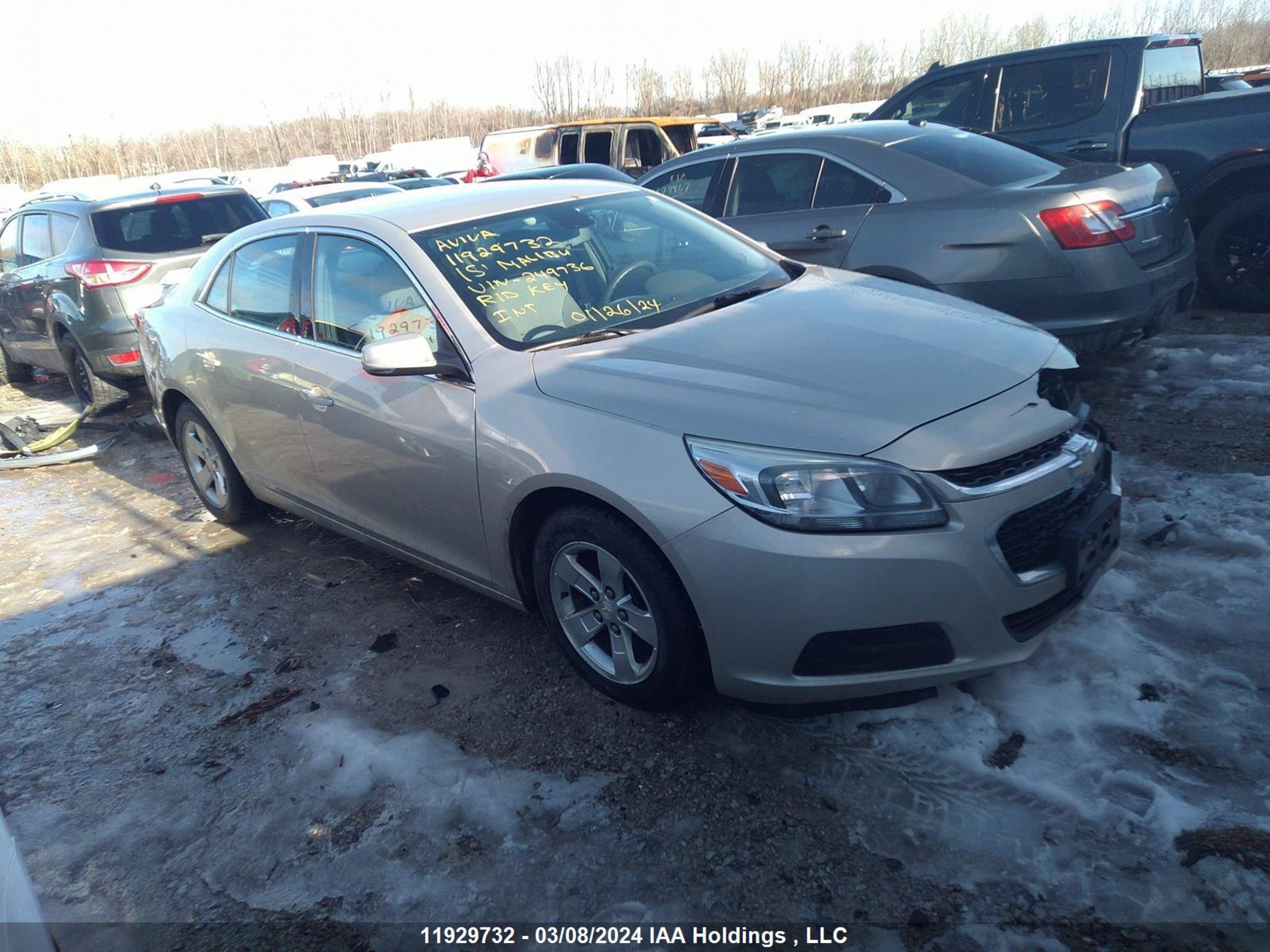 chevrolet malibu 2015 1g11b5sl7ff249736