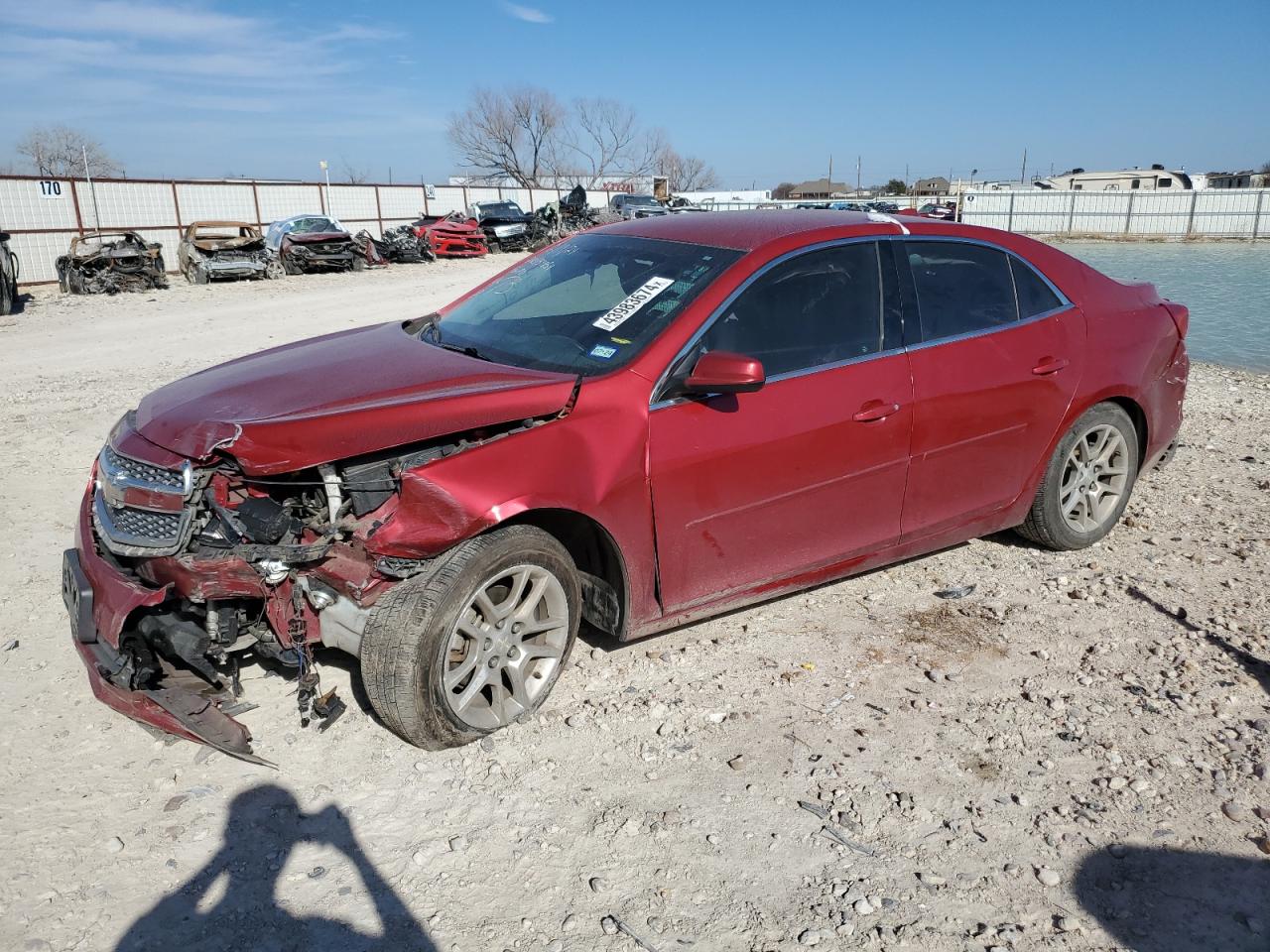 chevrolet malibu 2013 1g11d5sr3df160936