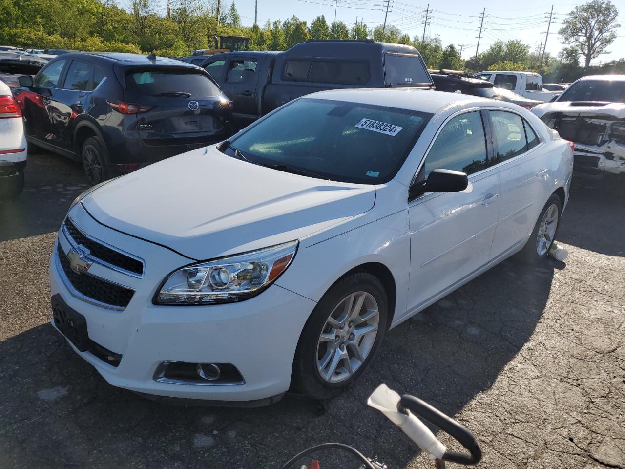 chevrolet malibu 2013 1g11f5sr3df157853