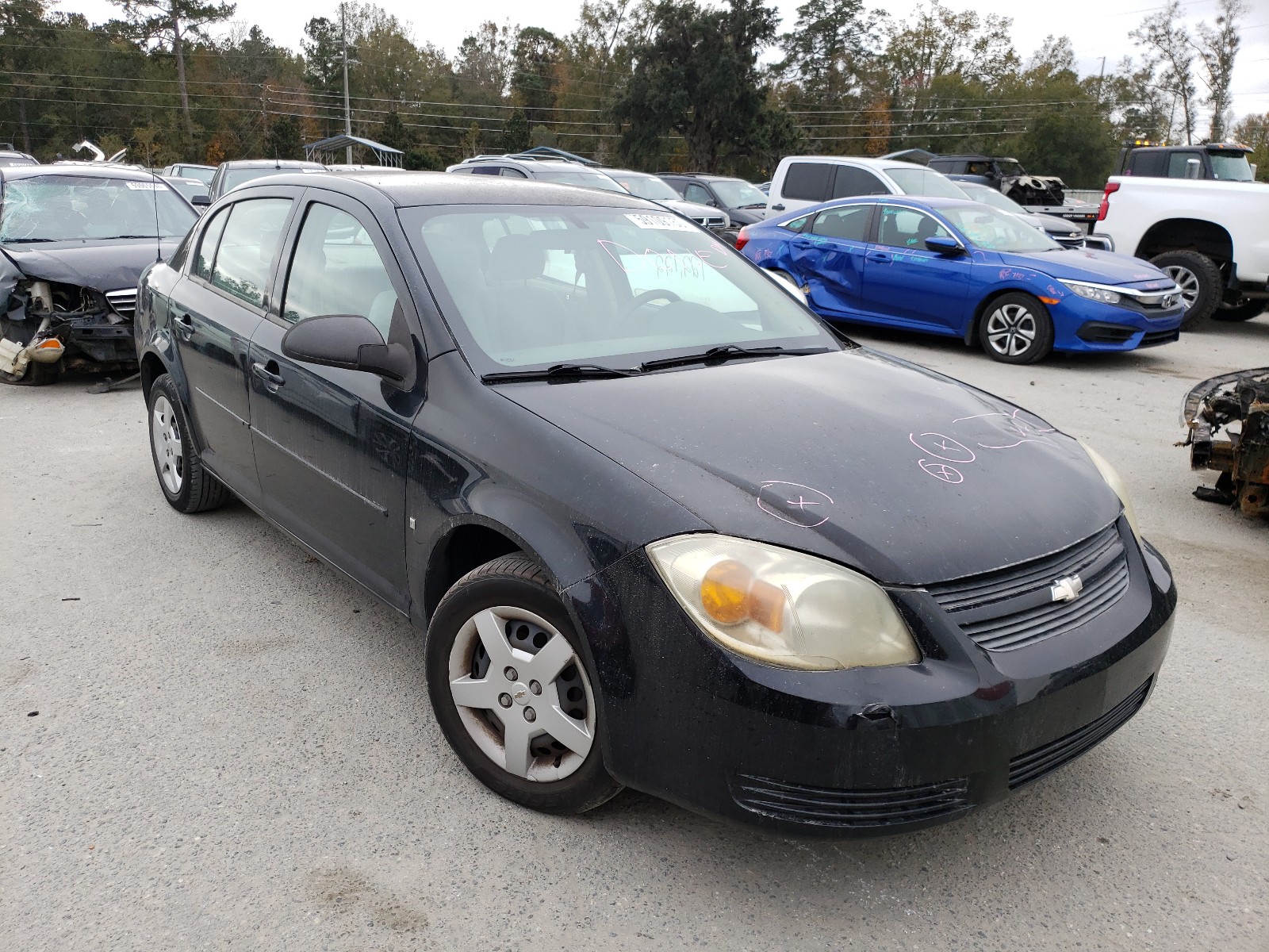 chevrolet cobalt ls 2007 1g1ak55f877316393