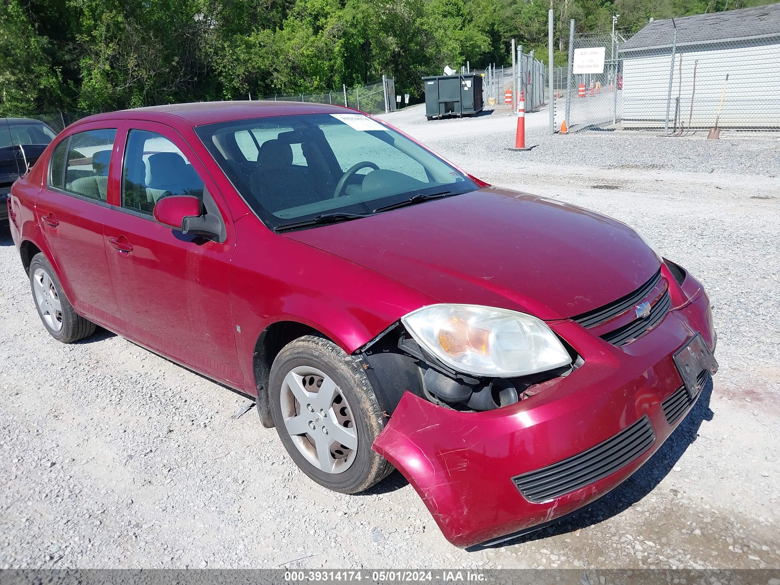 chevrolet cobalt 2007 1g1al55f277217632