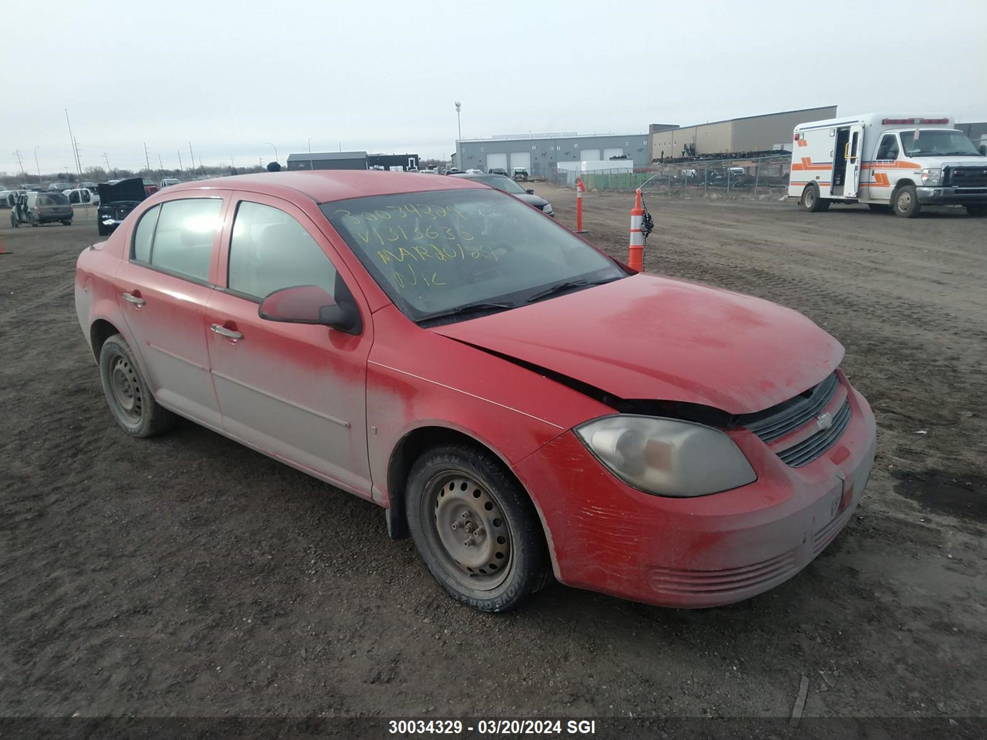 chevrolet cobalt 2008 1g1al55f487313635