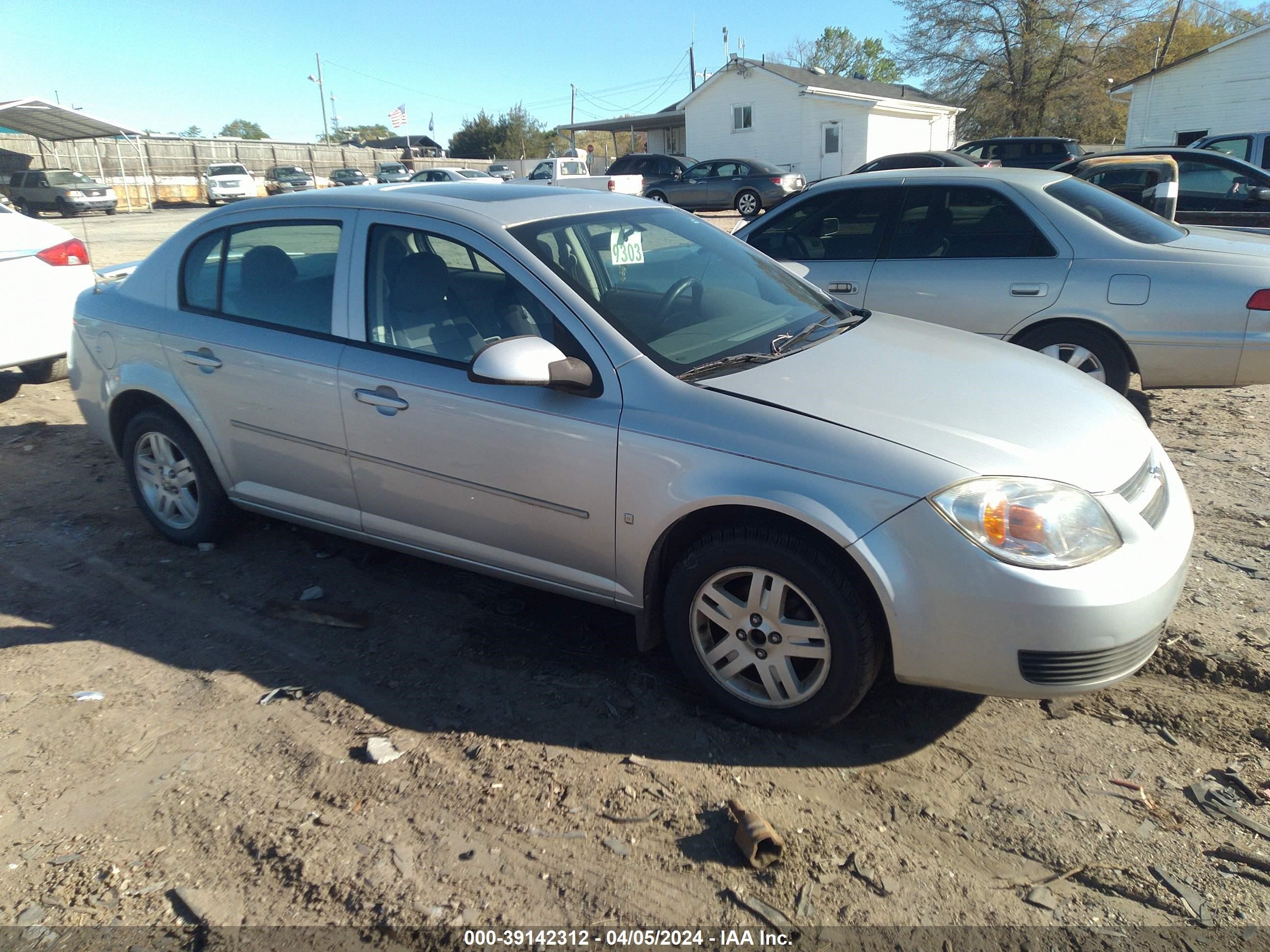 chevrolet cobalt 2007 1g1al58f077375835