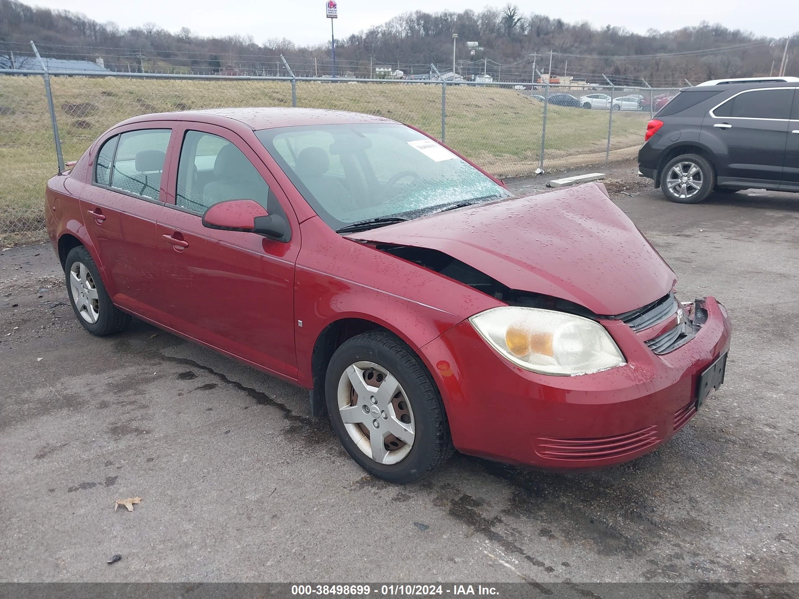 chevrolet cobalt 2008 1g1al58f287186234