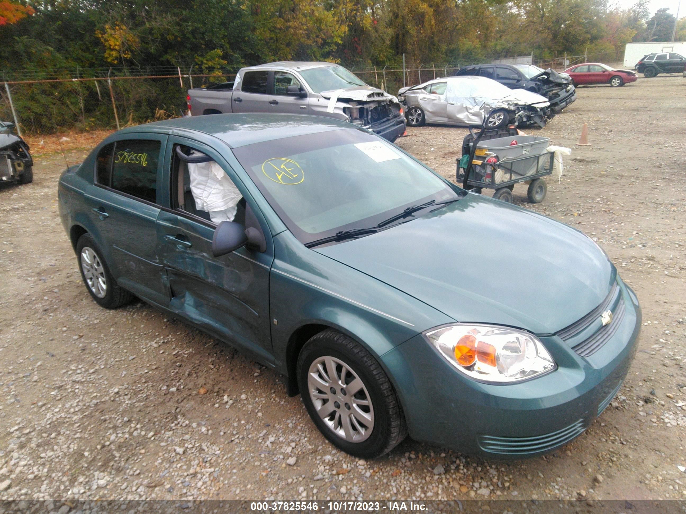 chevrolet cobalt 2009 1g1as58h197134809