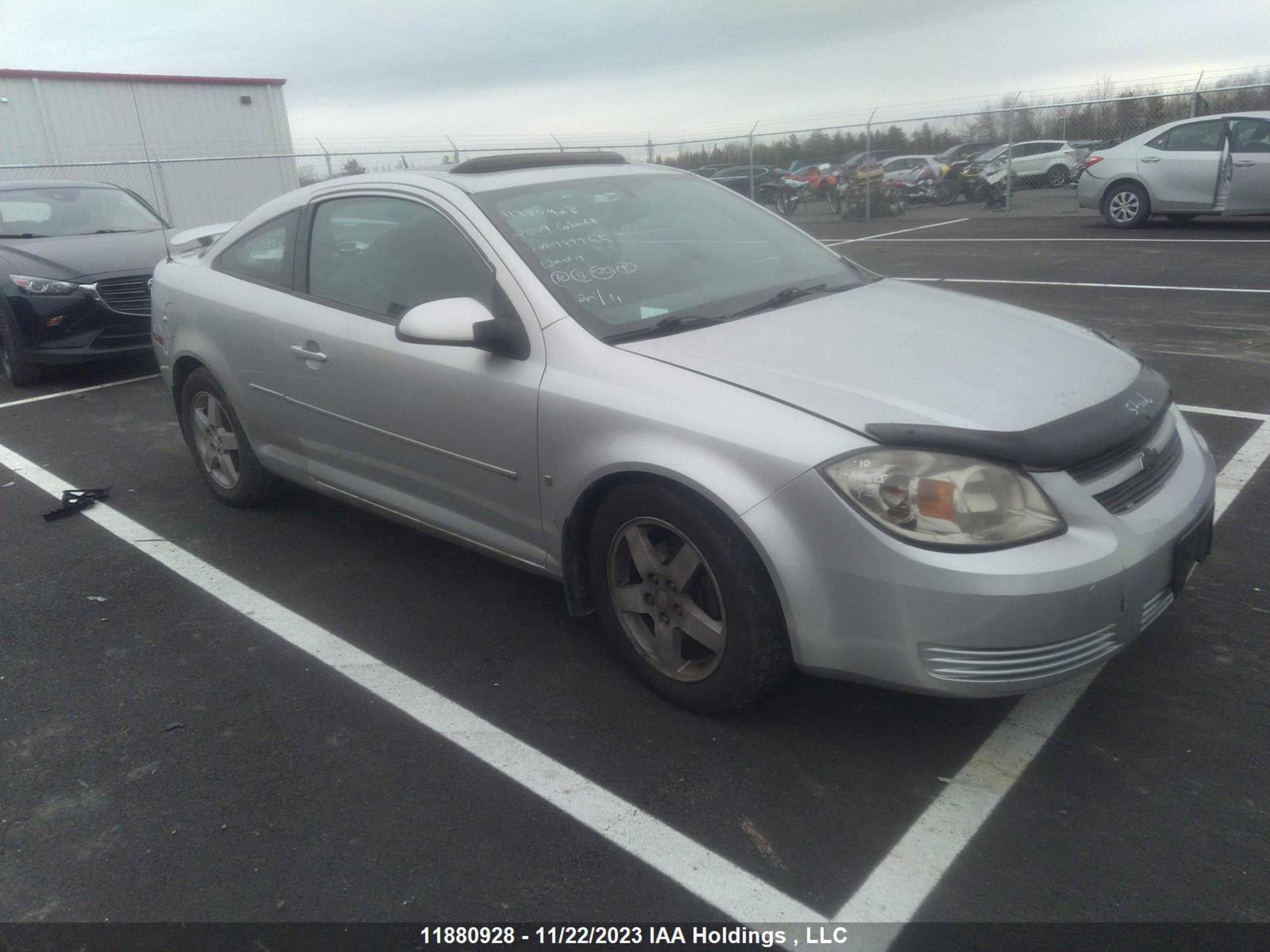 chevrolet cobalt 2009 1g1at18hx97189944