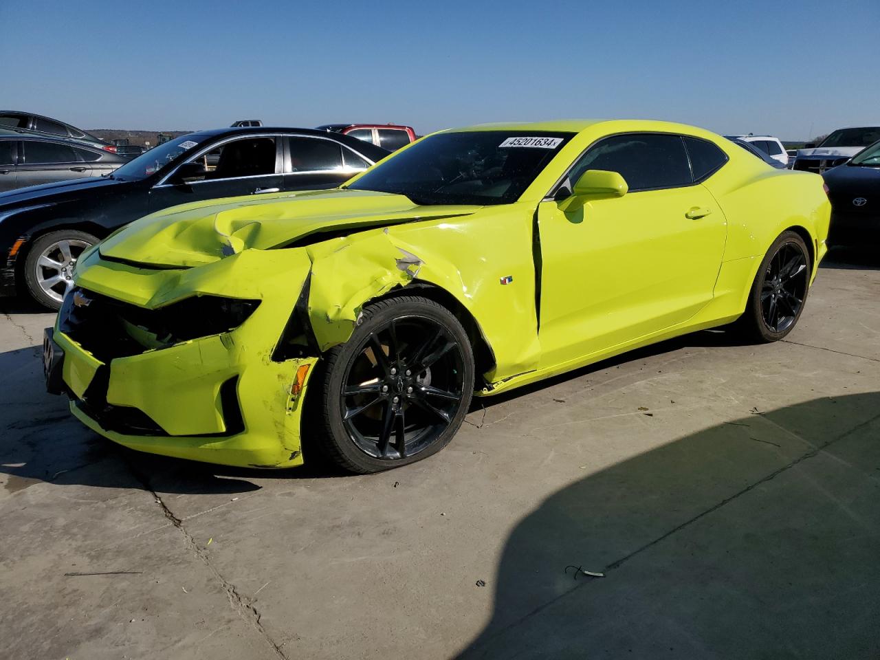 chevrolet camaro 2020 1g1fb1rs0l0143834