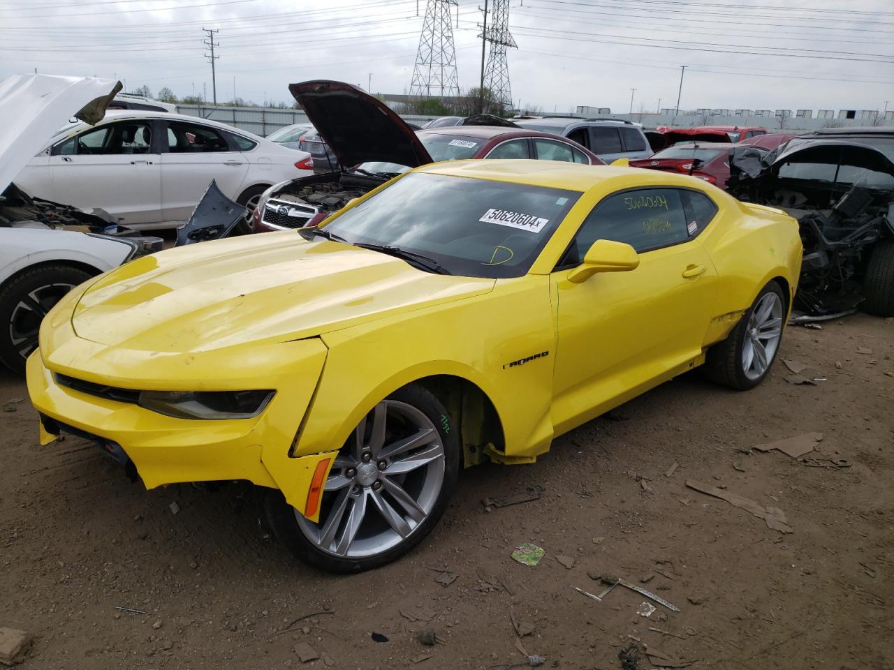 chevrolet camaro 2018 1g1fb1rx1j0163406