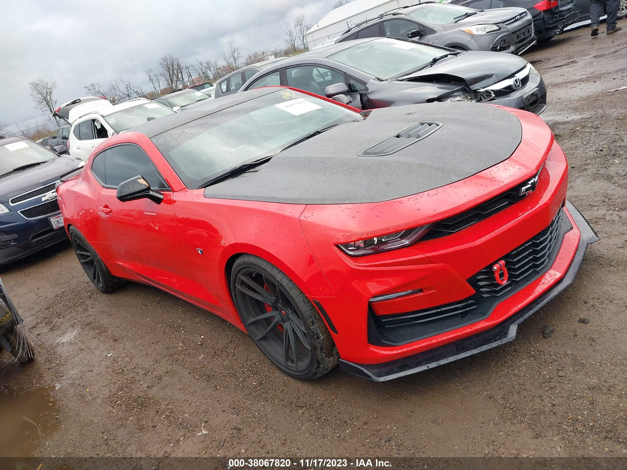 chevrolet camaro 2021 1g1fe1r74m0124286