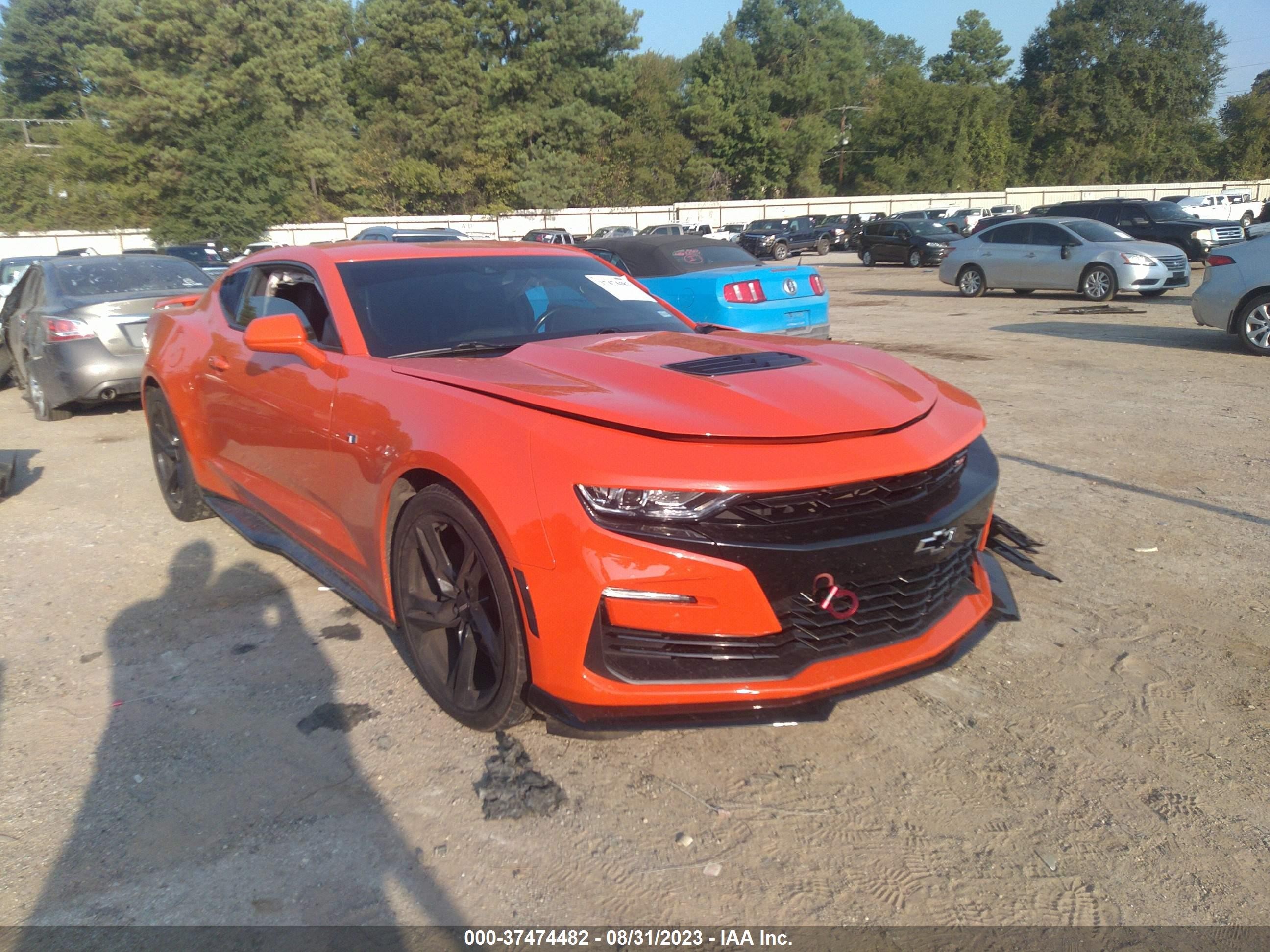 chevrolet camaro 2019 1g1fg1r74k0103879