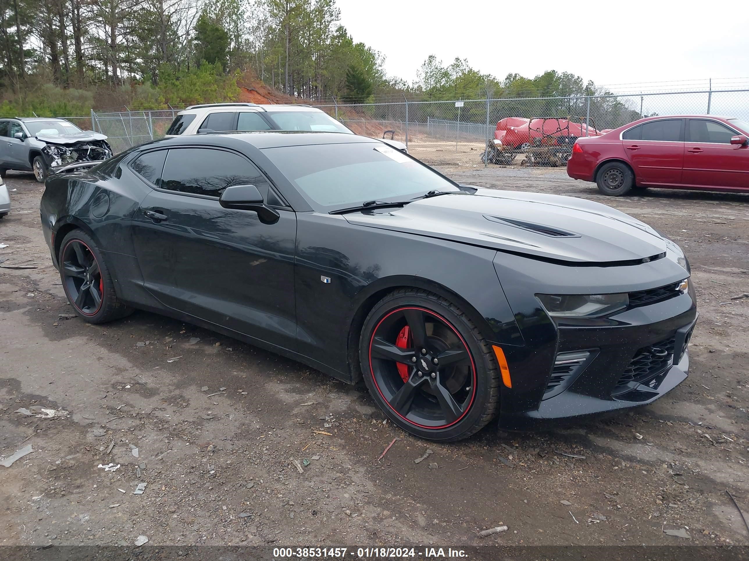 chevrolet camaro 2018 1g1fg1r77j0158812