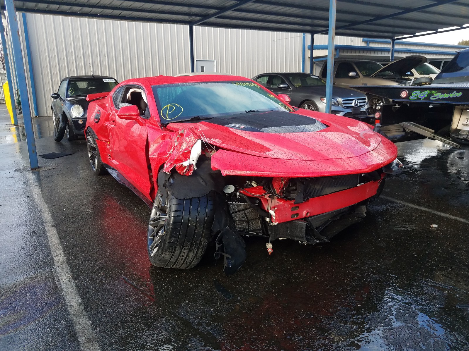 chevrolet camaro zl1 2017 1g1fj1r63h0193138