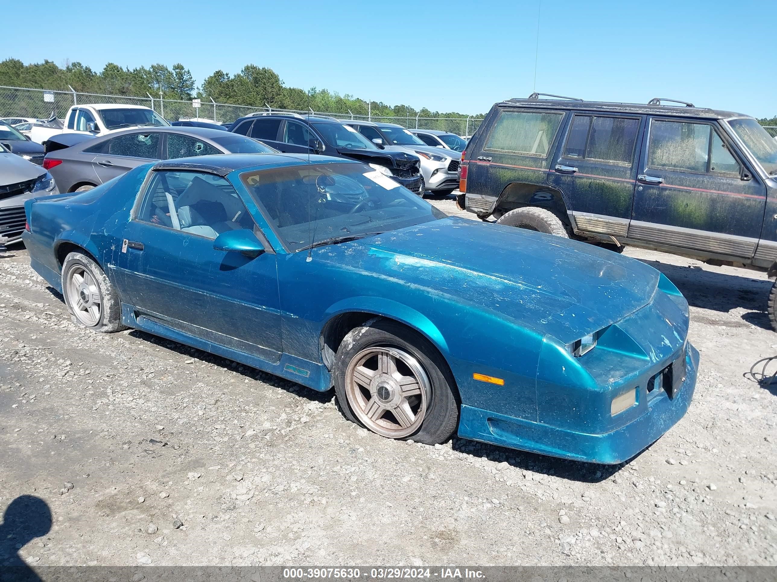 chevrolet camaro 1991 1g1fp23e6ml166691