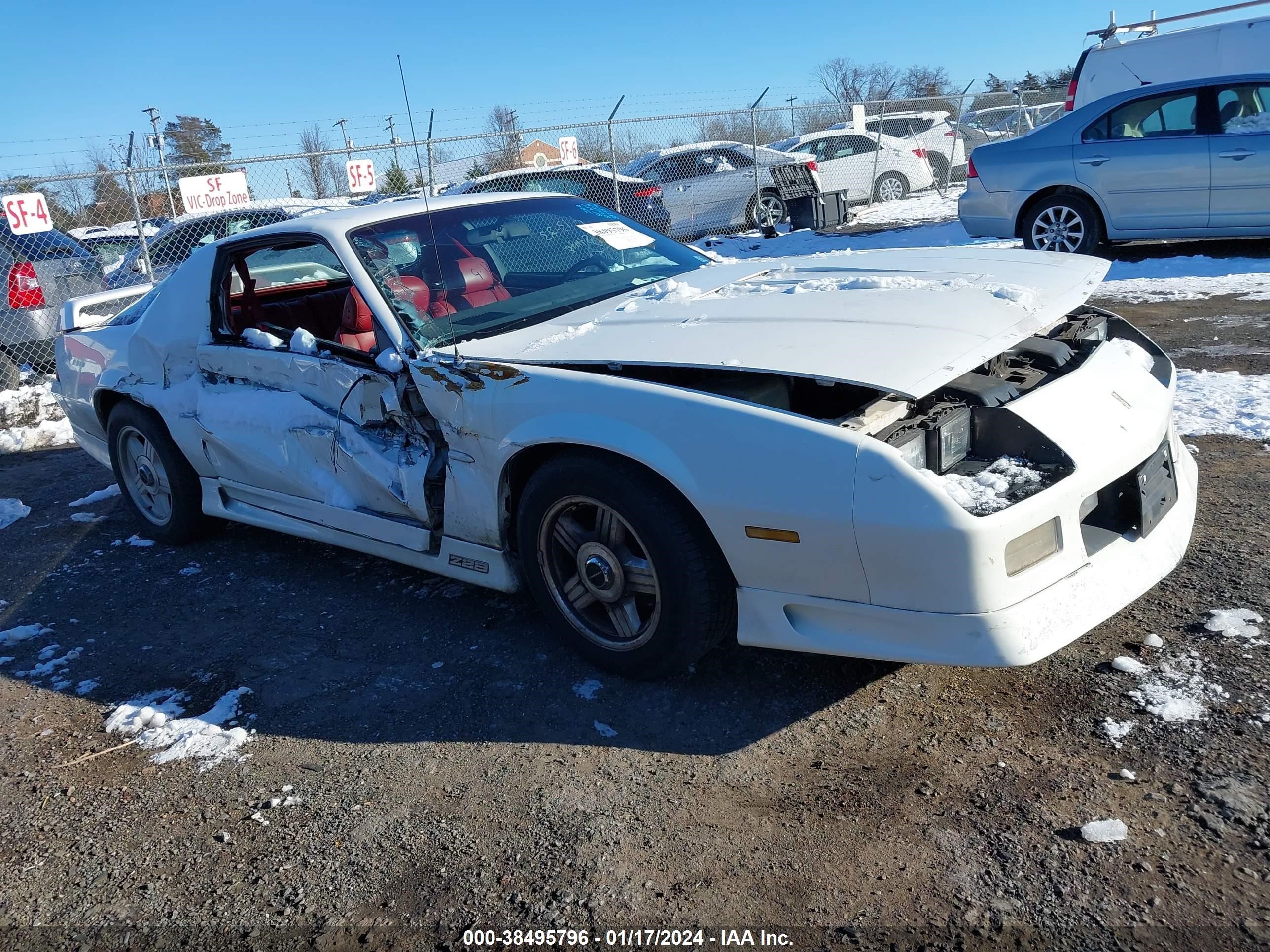 chevrolet camaro 1991 1g1fp23f4ml119314